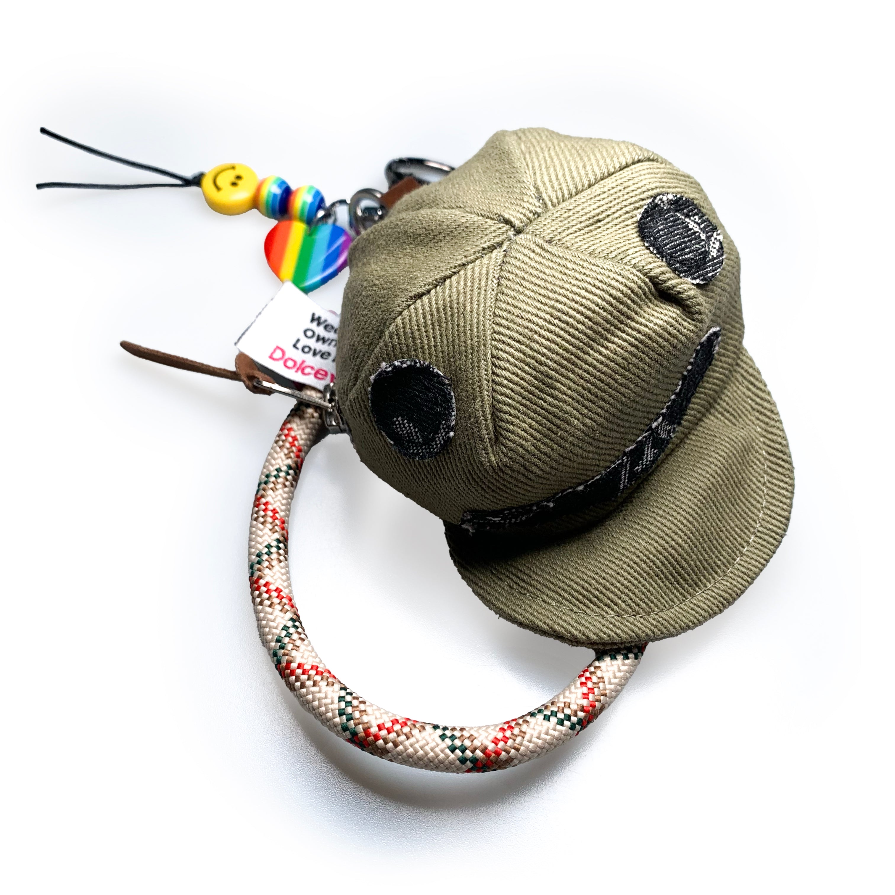Smiley Cap Bag Charm