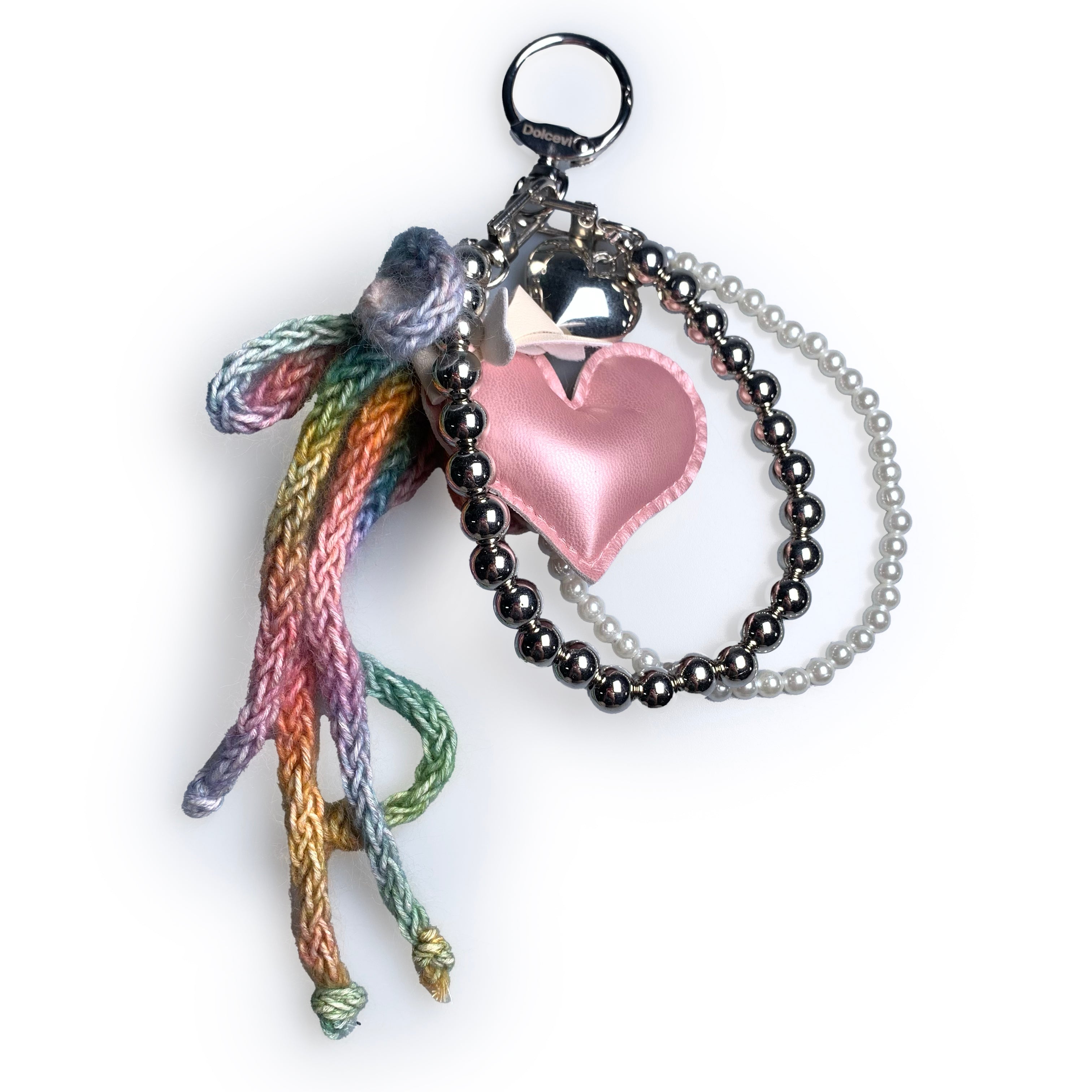 Sweetheart Keychain with Multicolor Details