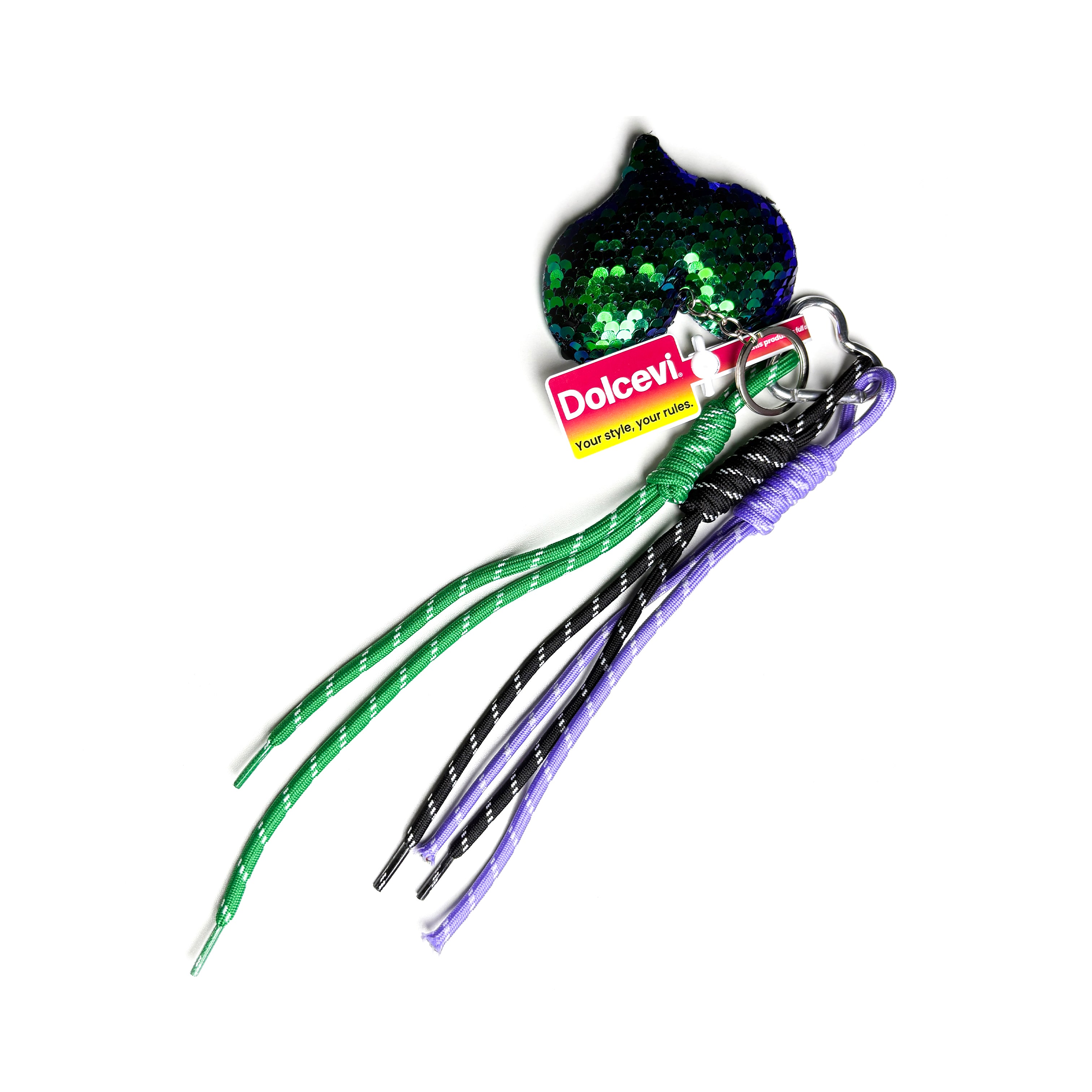 Mermaid Sequin Heart Charm