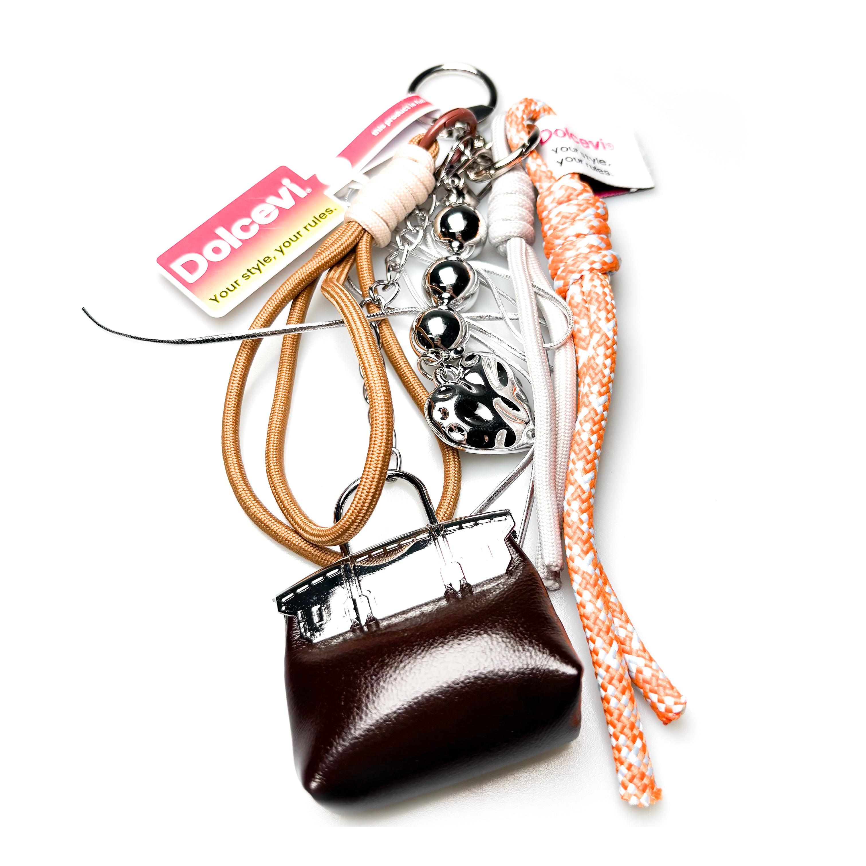 Metallic Mini Purse Charm