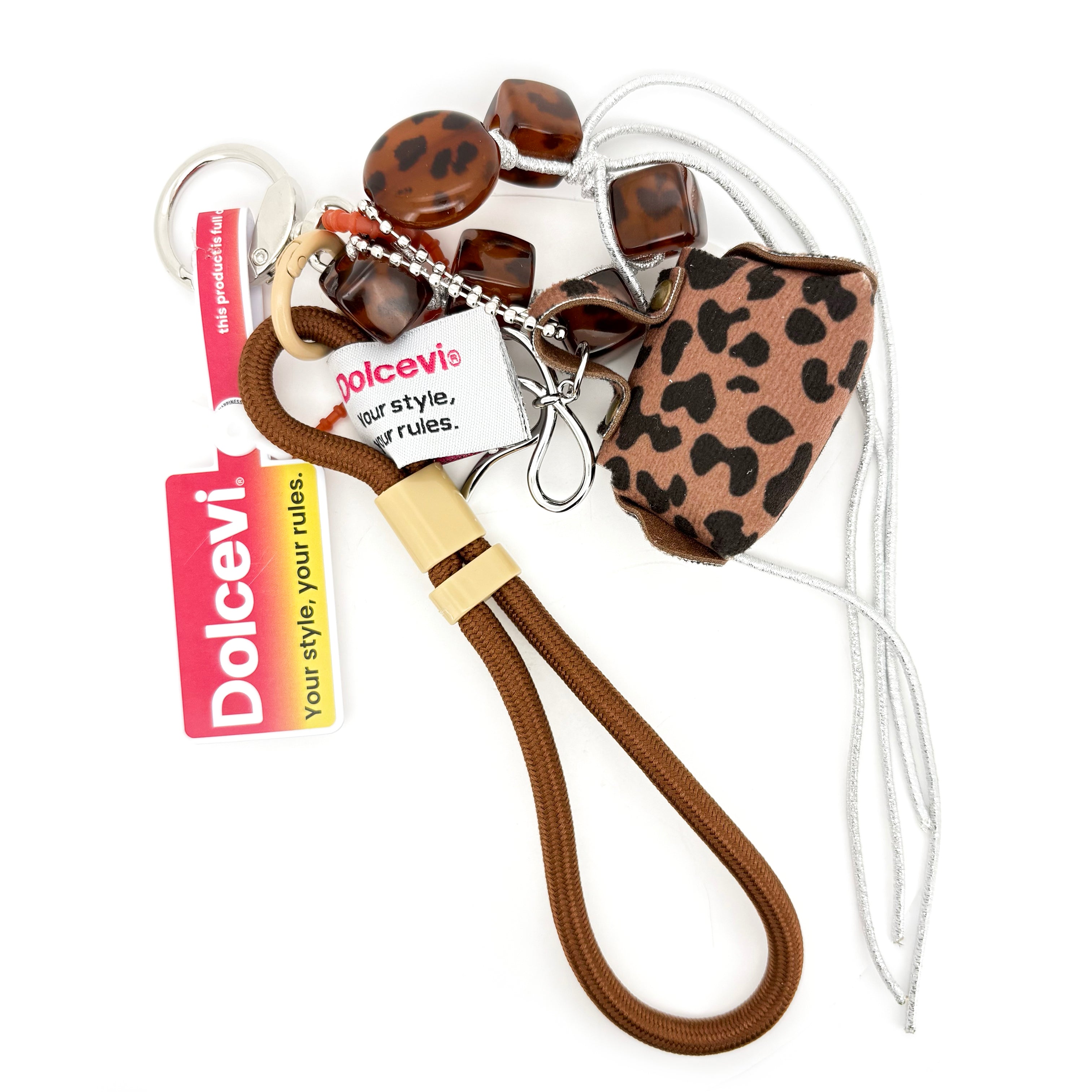 Wild Chic Leopard Bag Charm