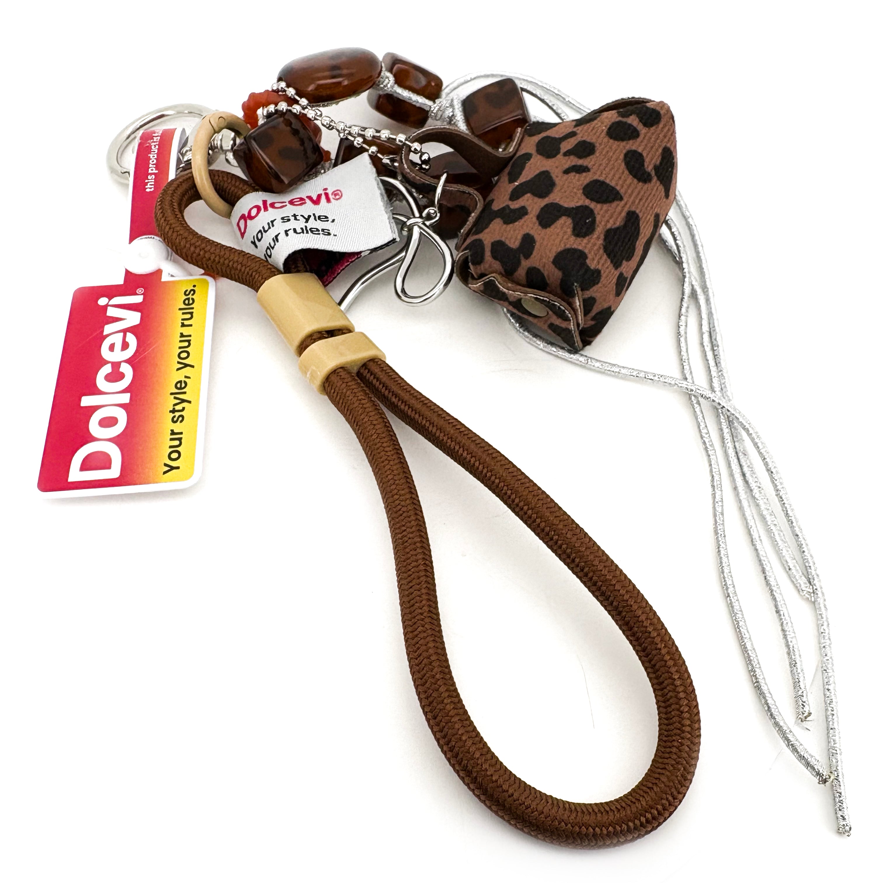 Wild Chic Leopard Bag Charm