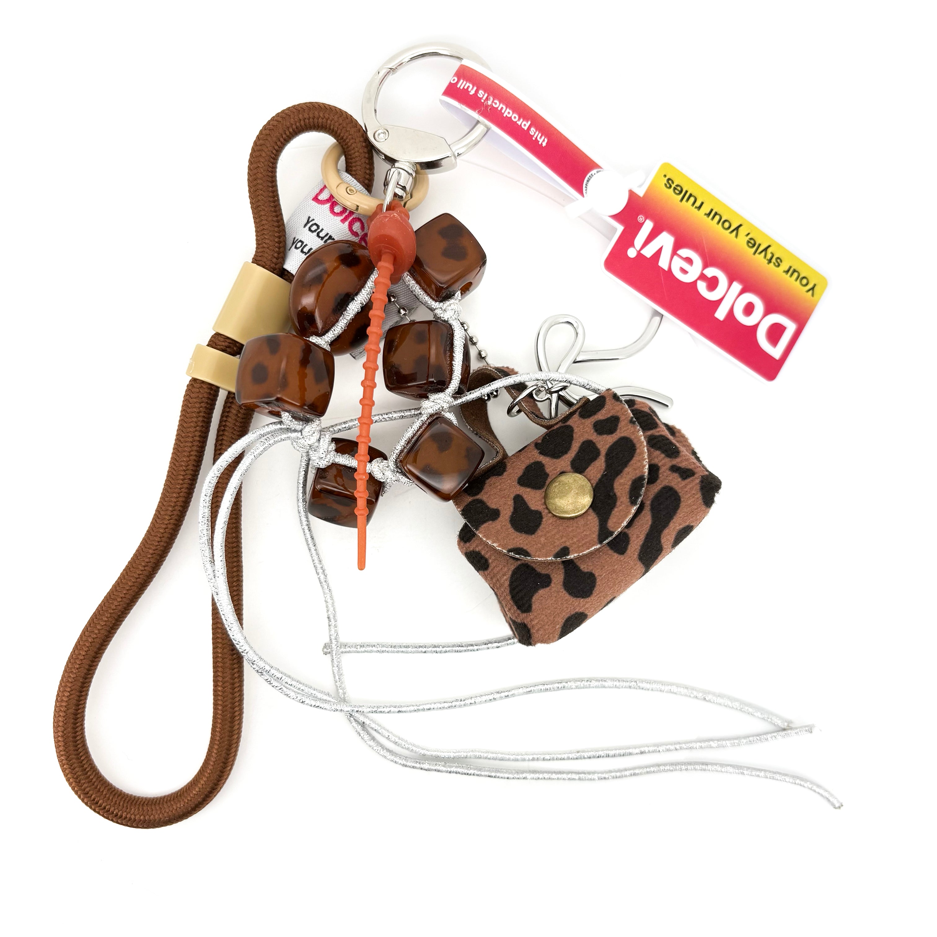 Wild Chic Leopard Bag Charm