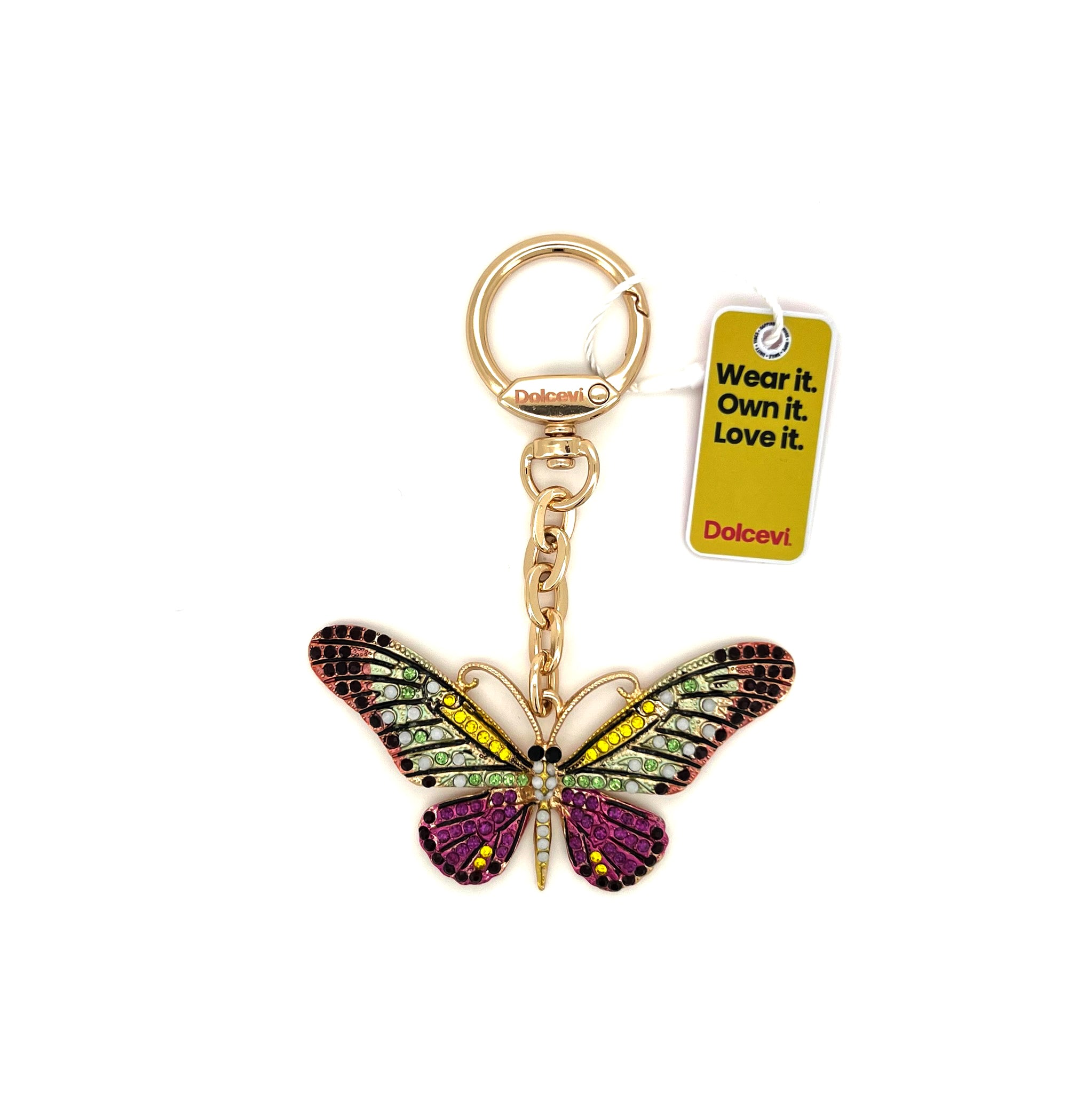 Shiny Colorful Butterfly Charm