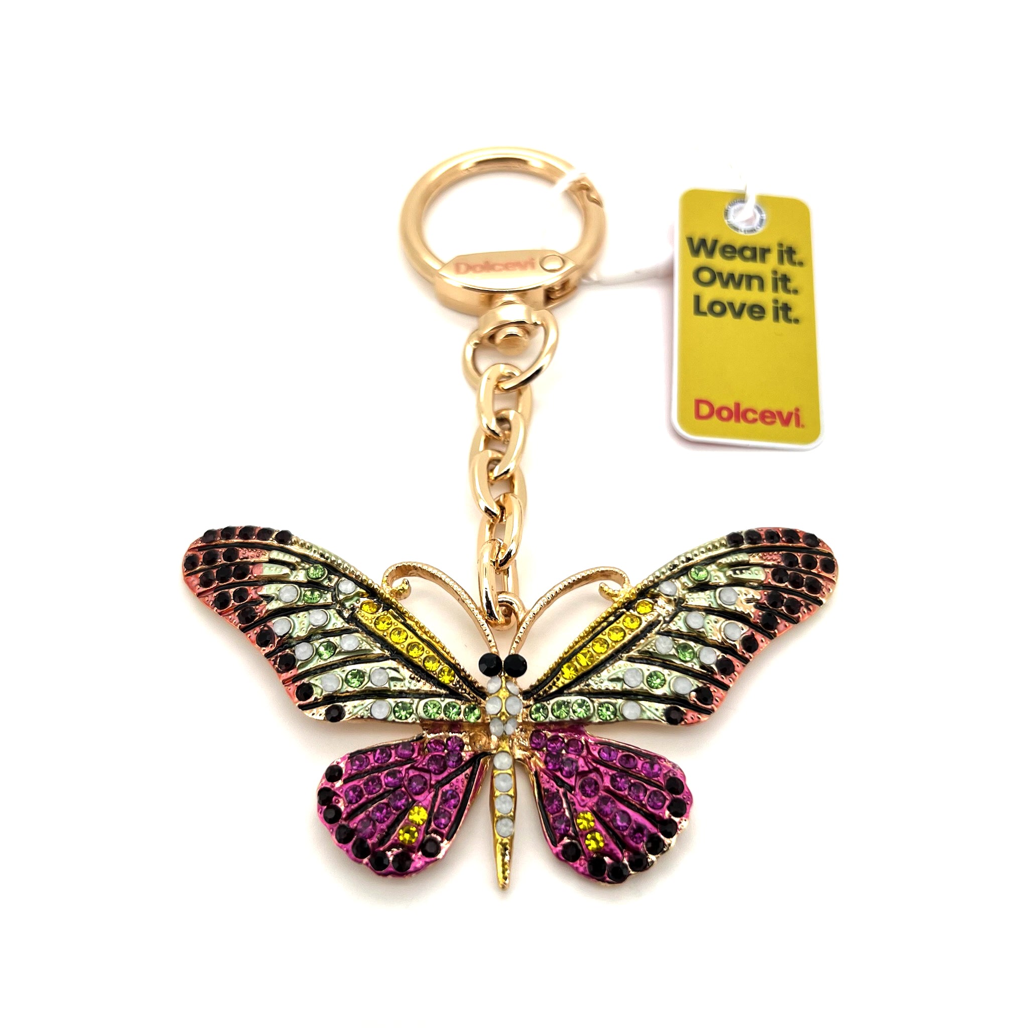 Shiny Colorful Butterfly Charm