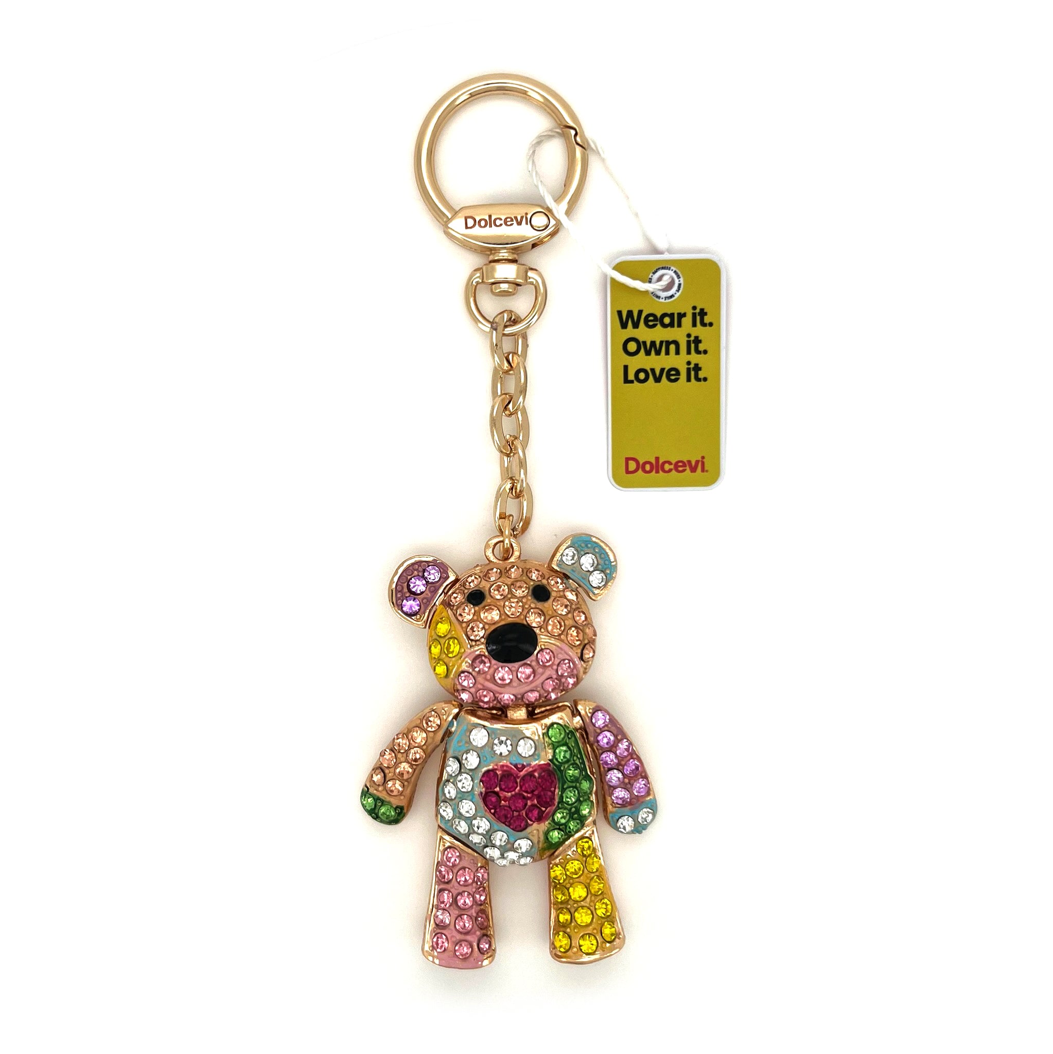 Shiny Colorful Bear Charm