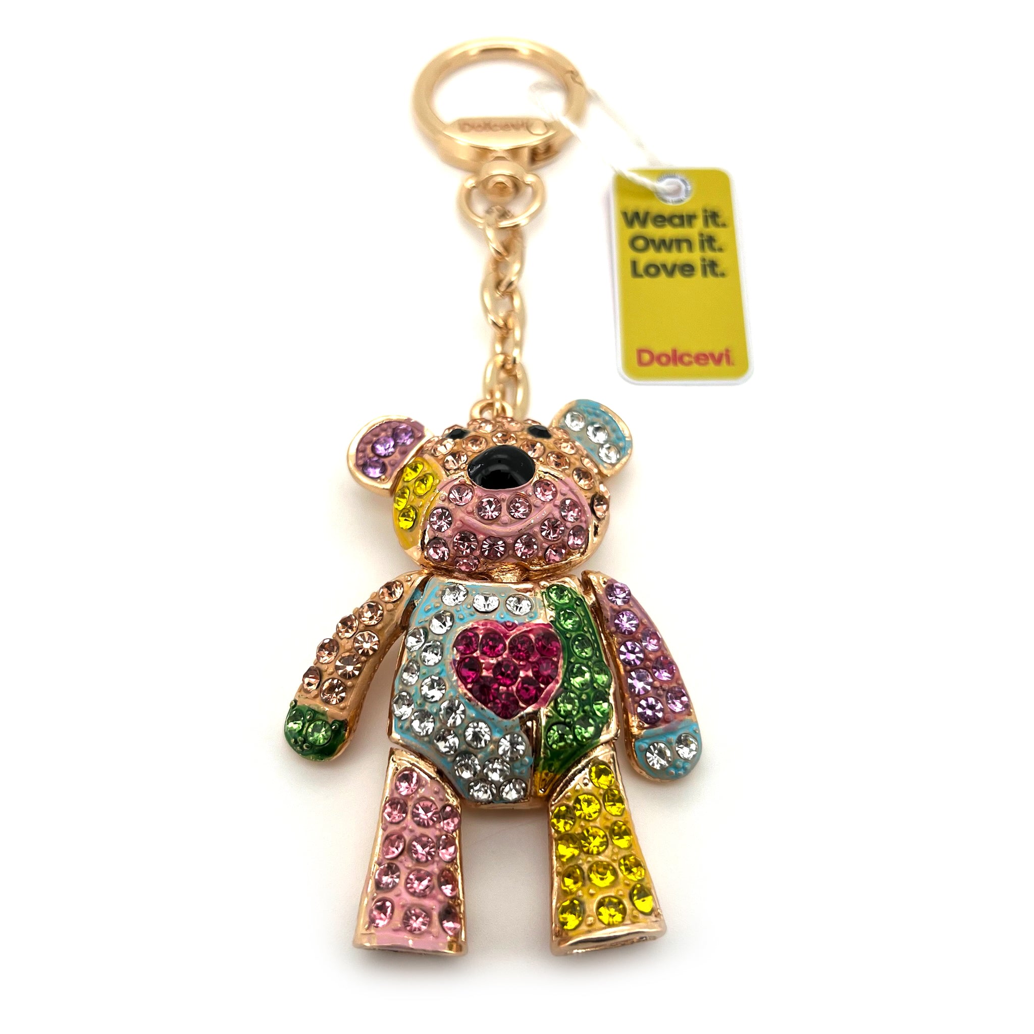 Shiny Colorful Bear Charm