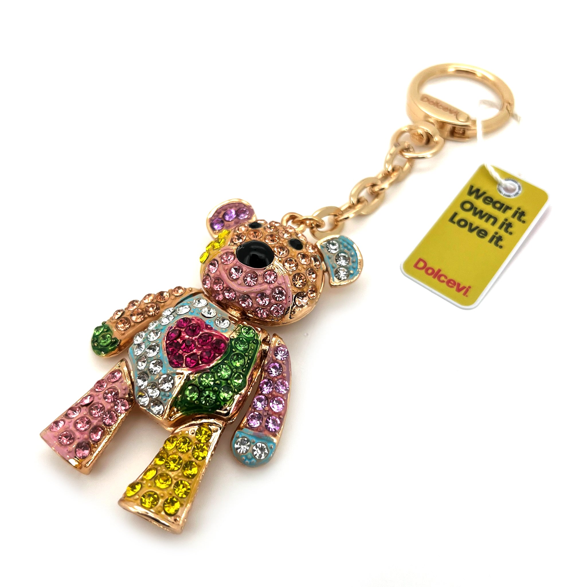 Shiny Colorful Bear Charm