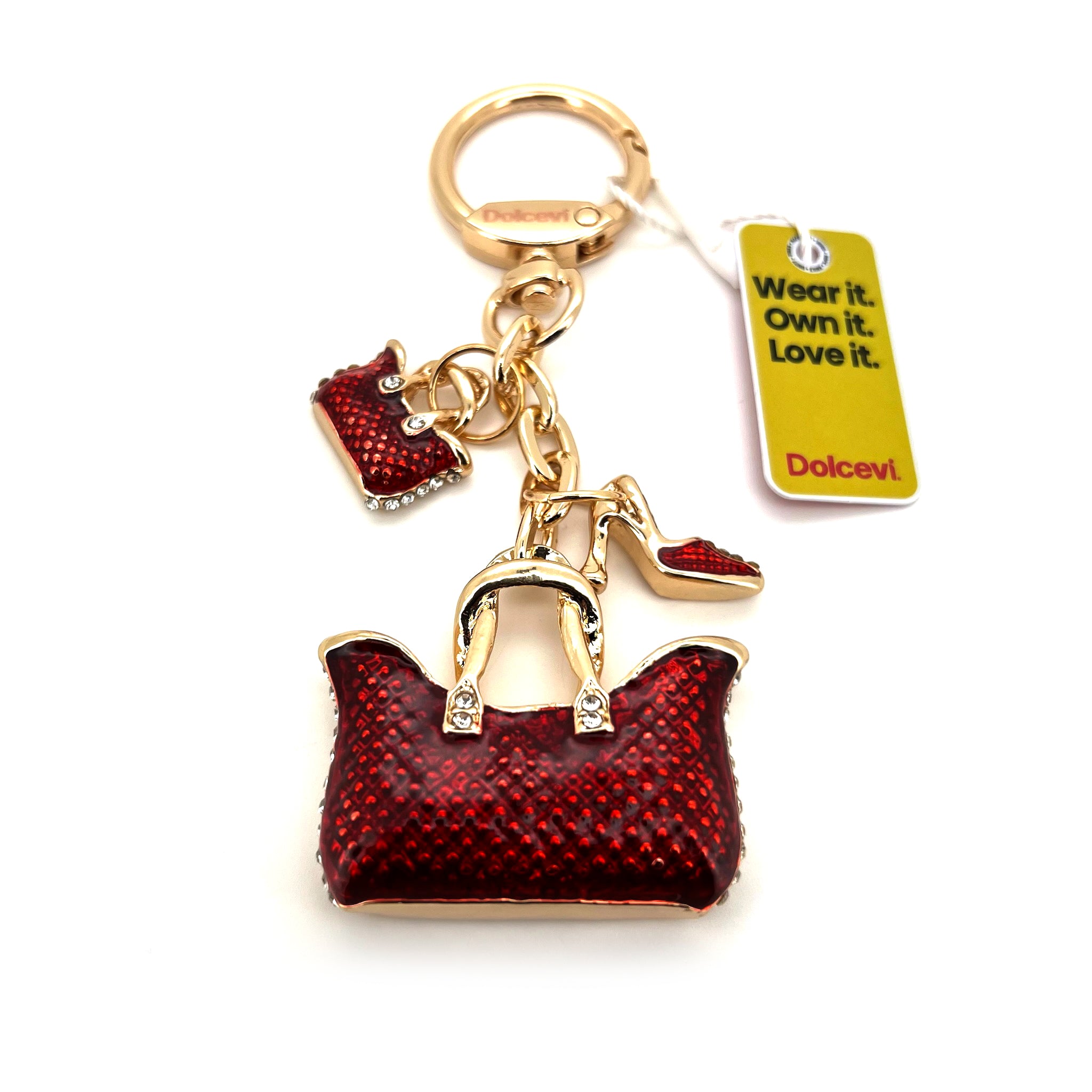 Chic Handbag & Heel Charm