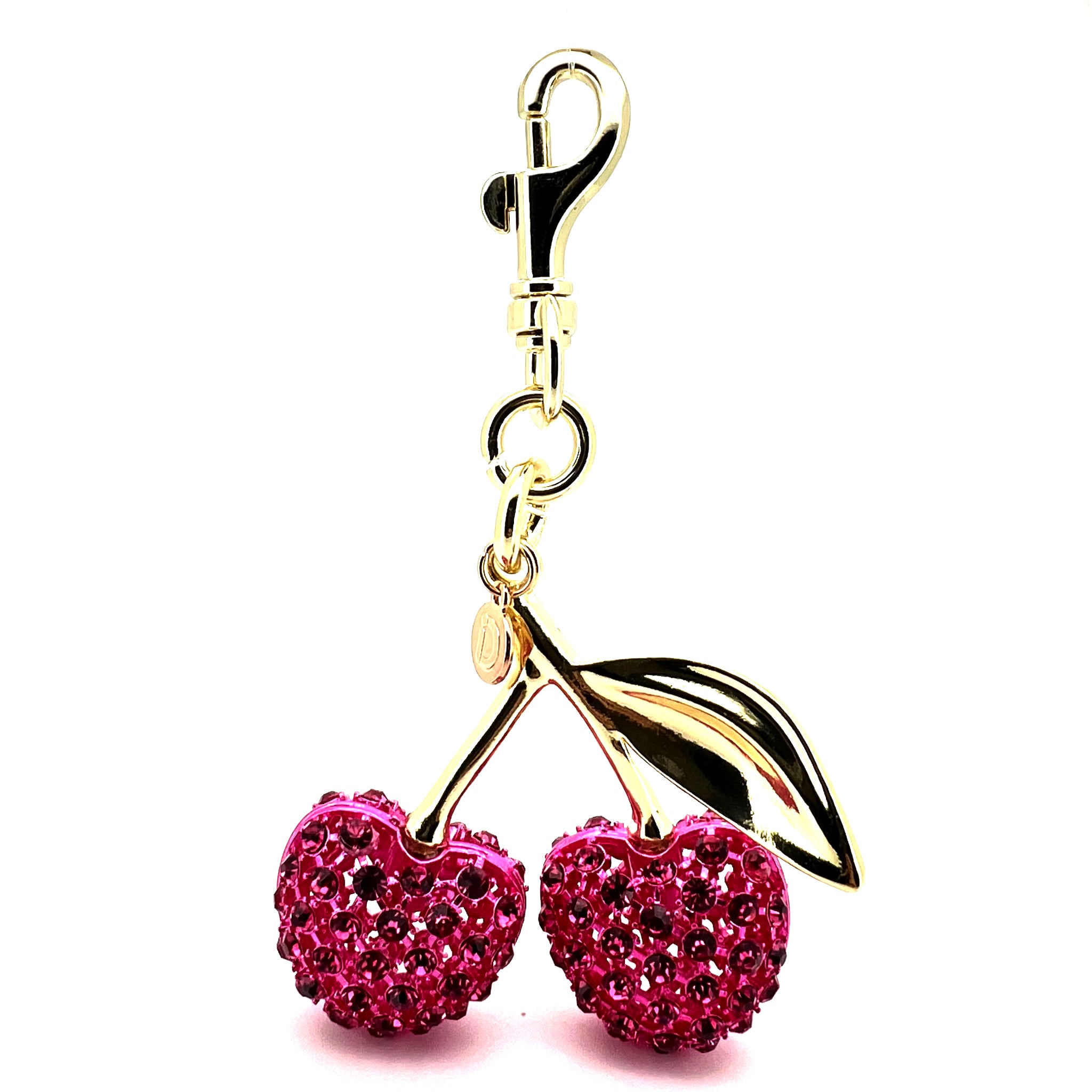 Pink Sparkling Cherry Charm
