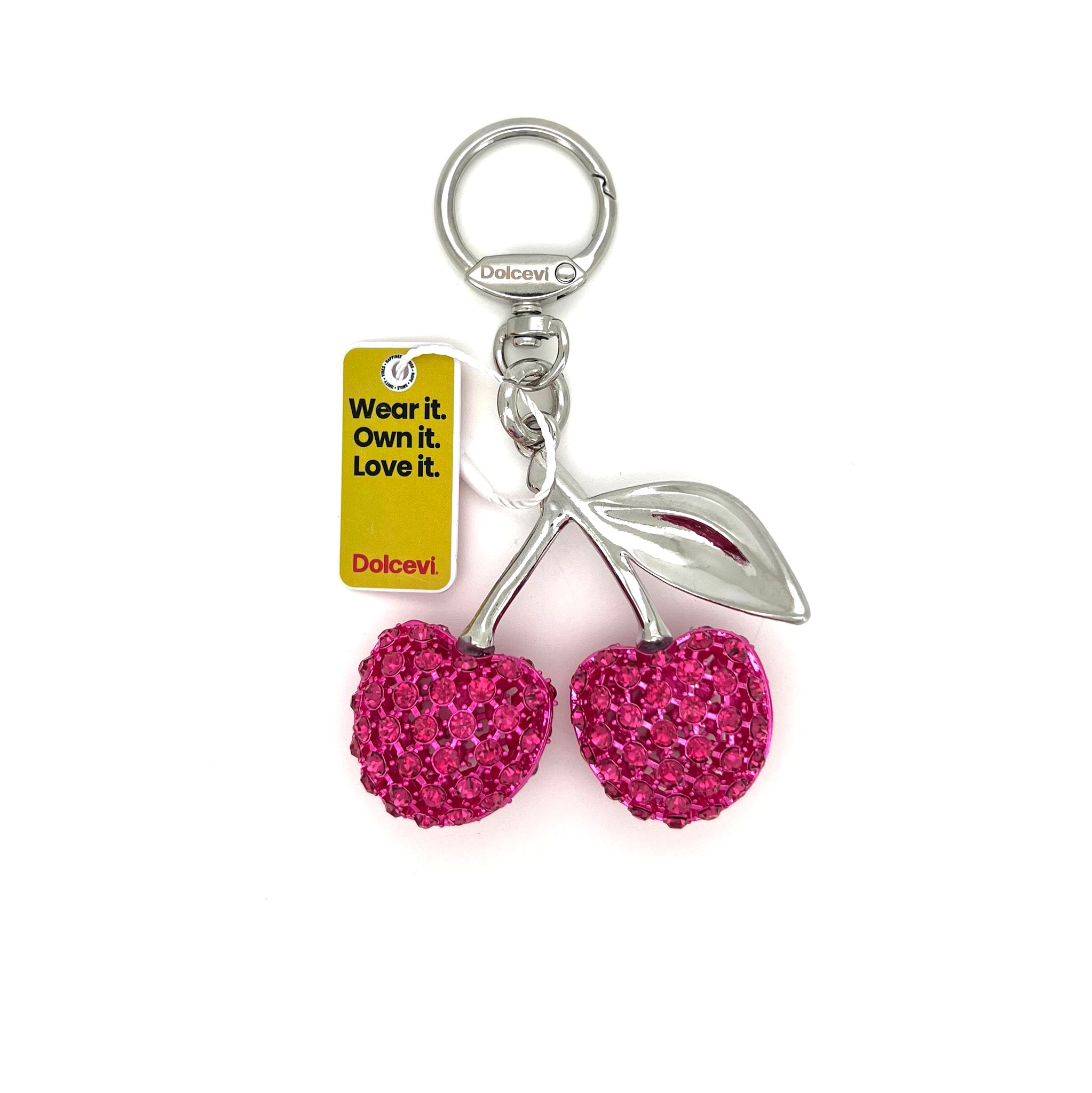 Fuchsia Sparkling Cherry Charm