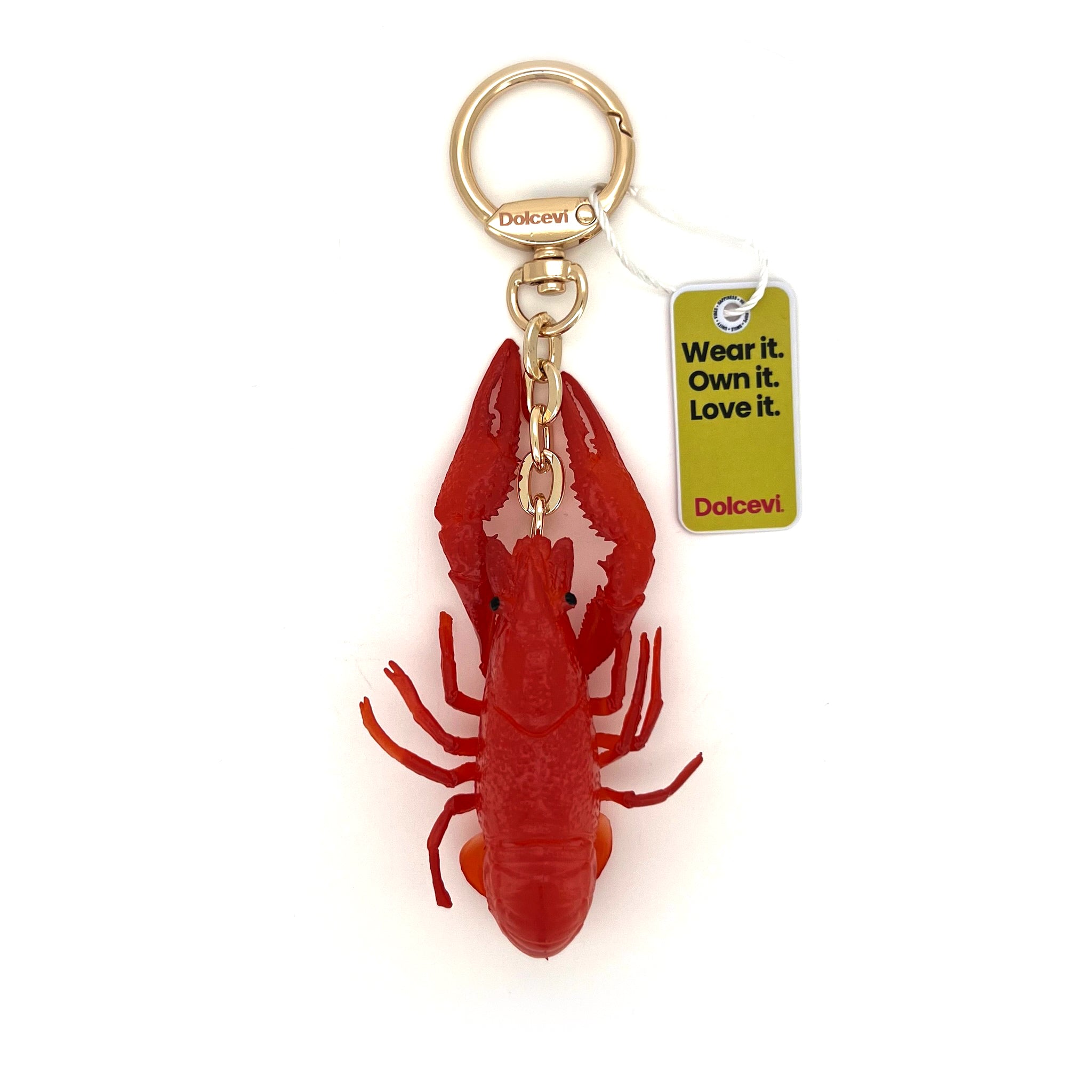 Orange Crab Charm