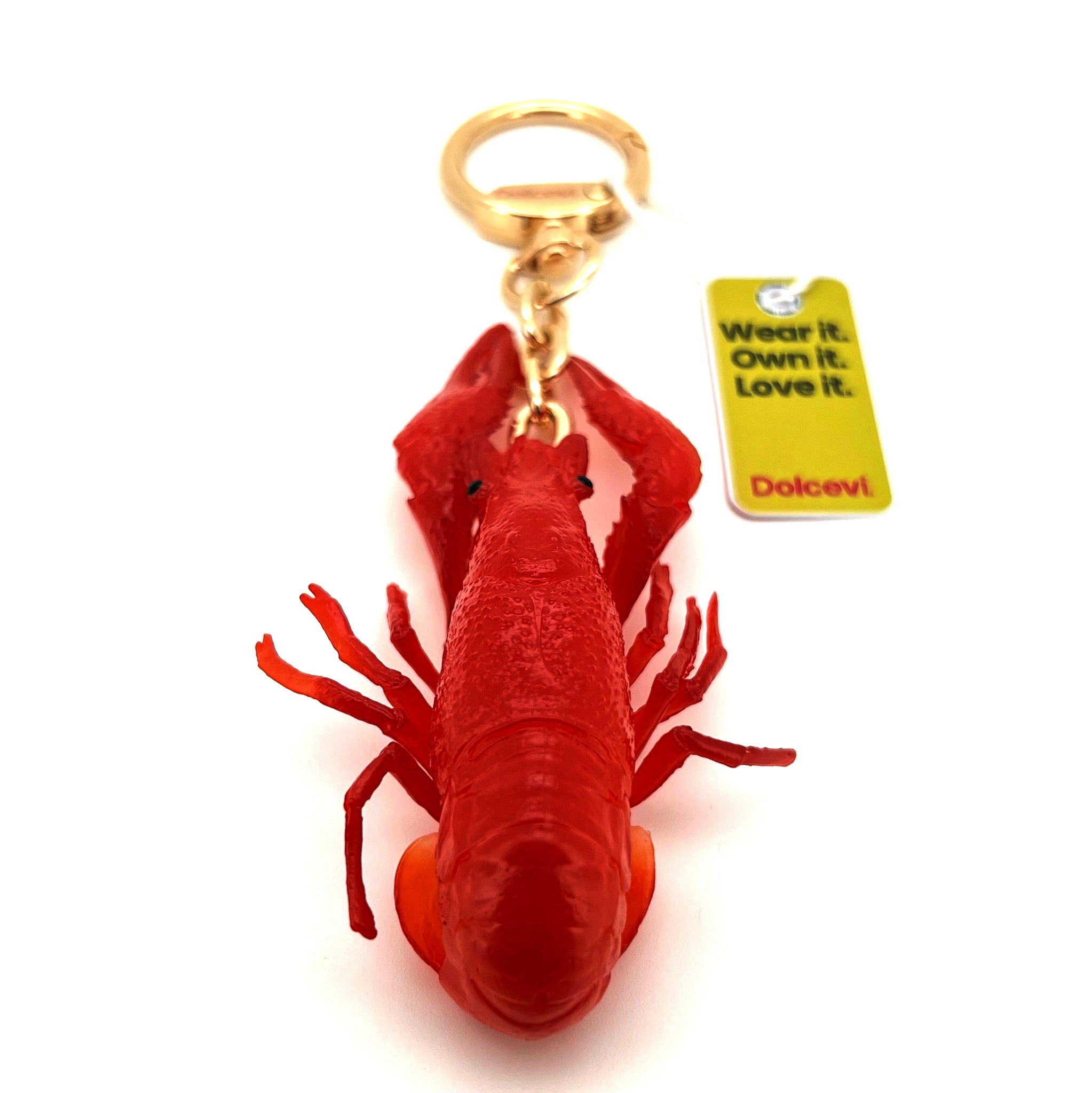 Orange Crab Charm