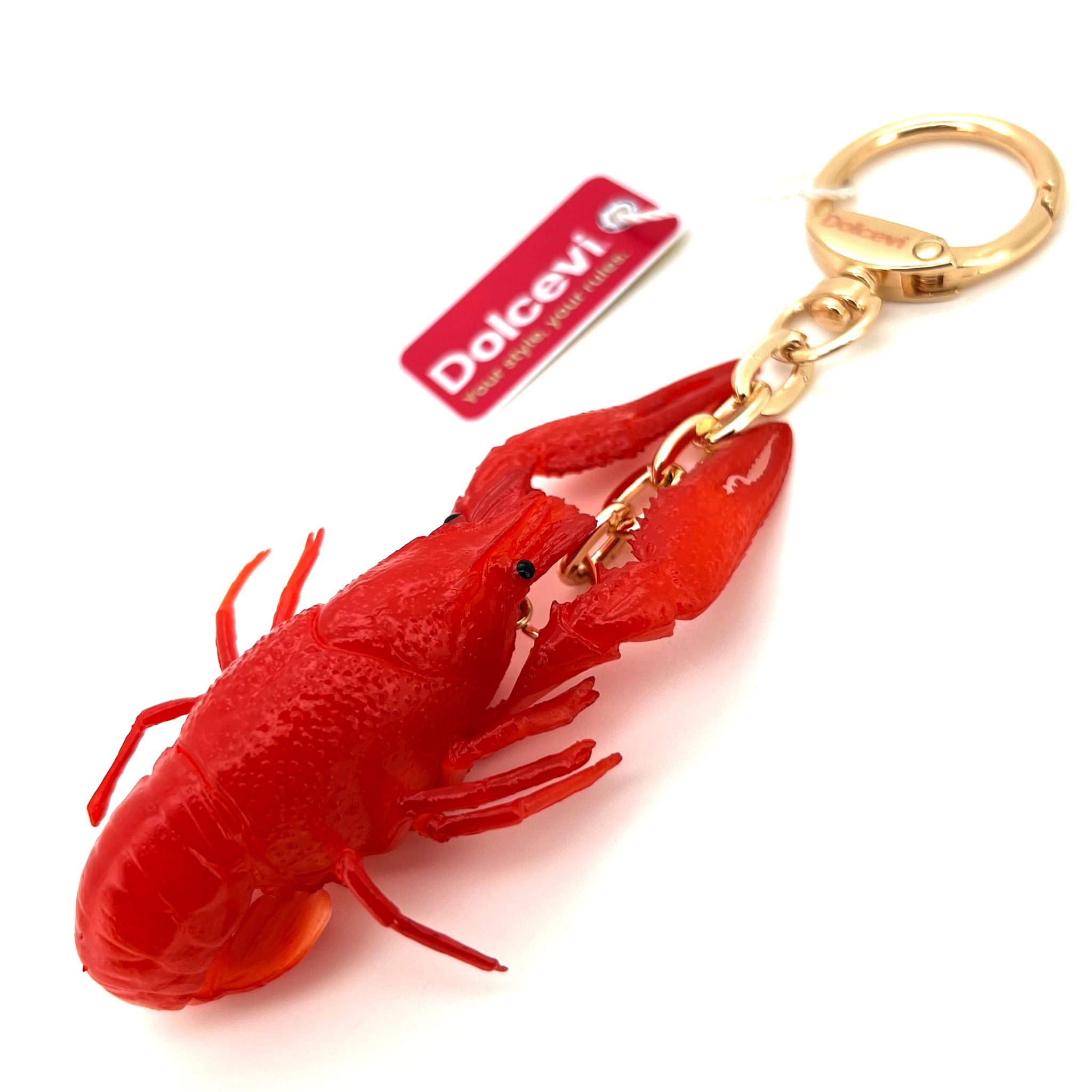 Orange Crab Charm