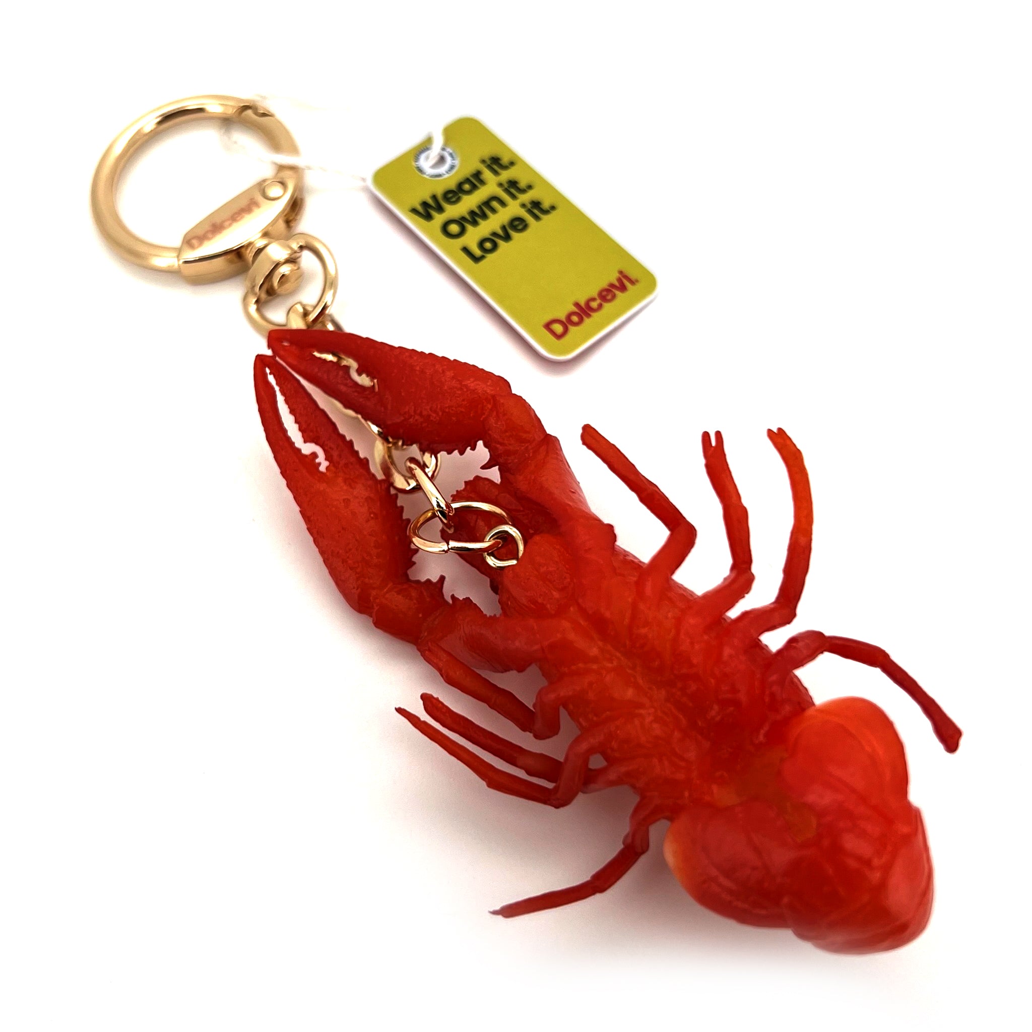Orange Crab Charm