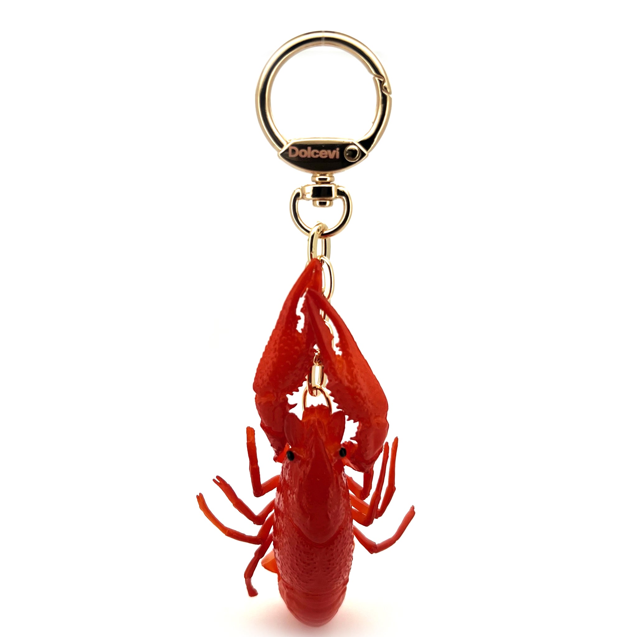 Orange Crab Charm