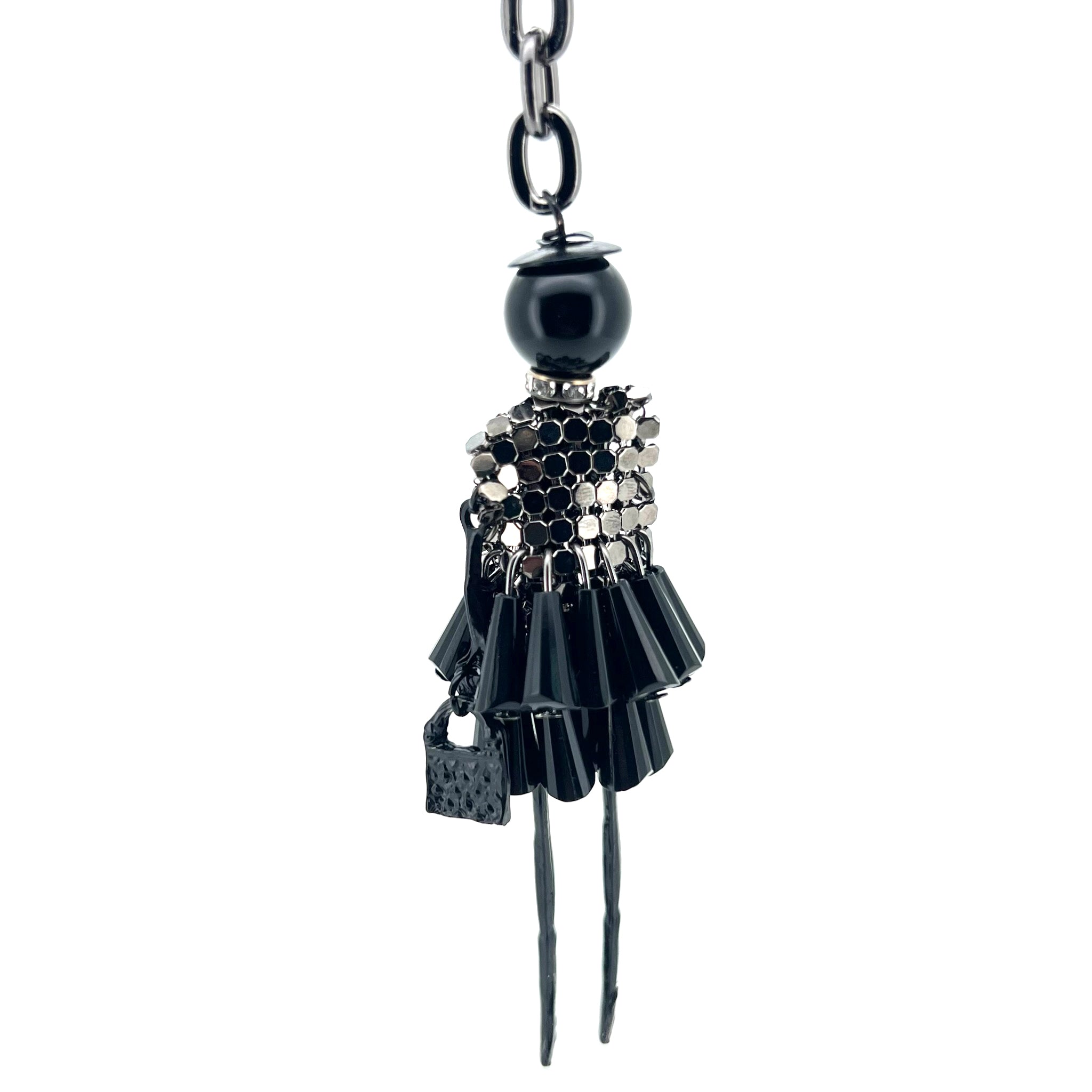 Fancy Black Dress Charm