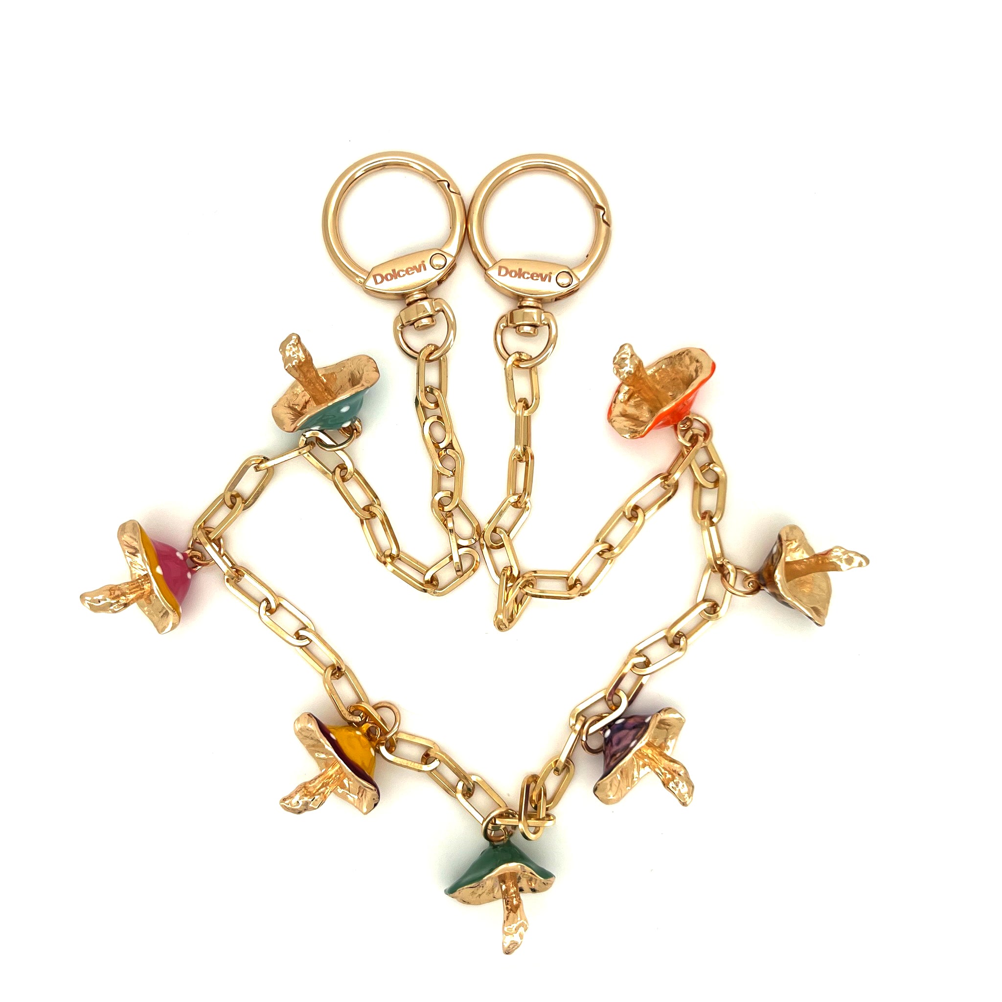 Golden Enchanted Mushroom Charm