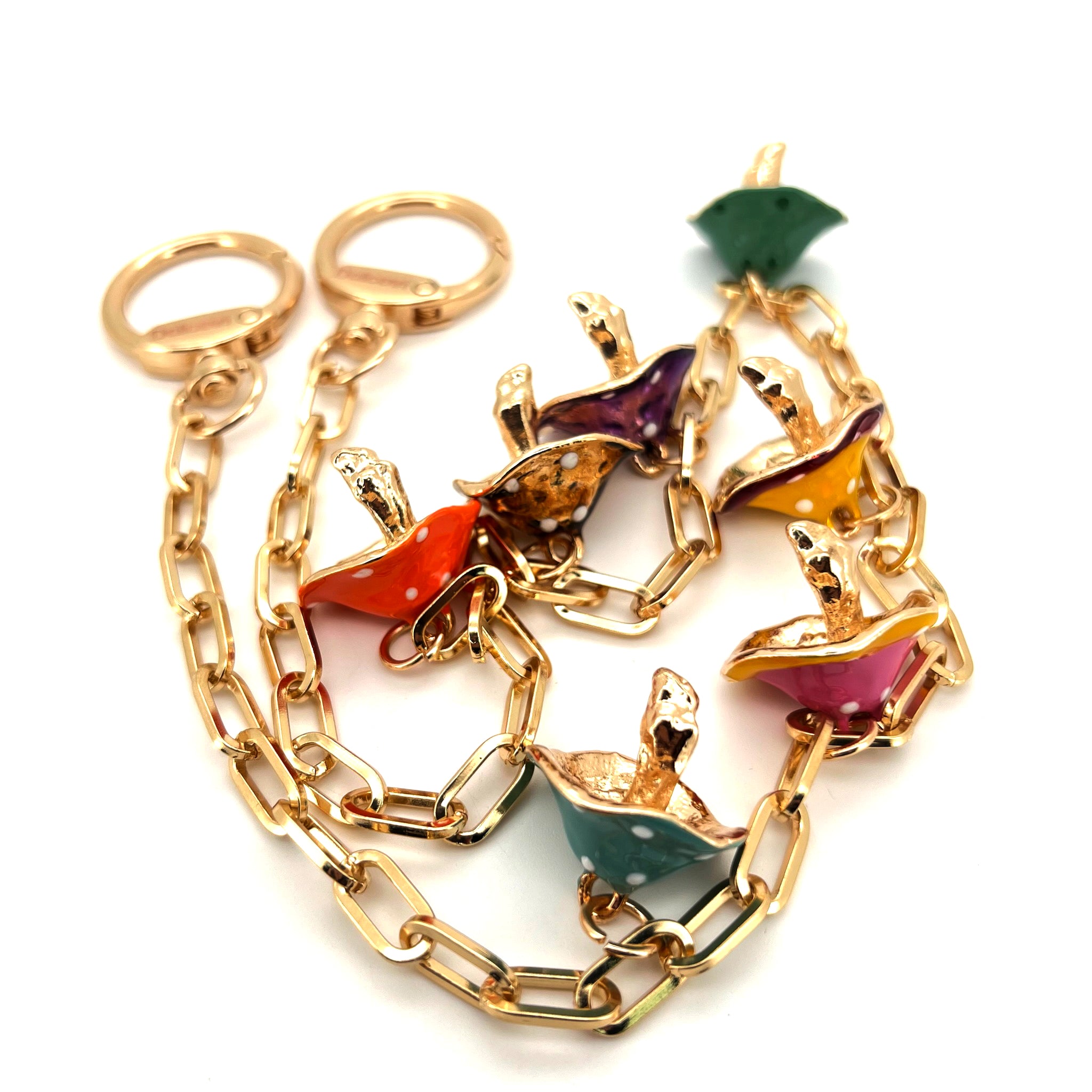 Golden Enchanted Mushroom Charm