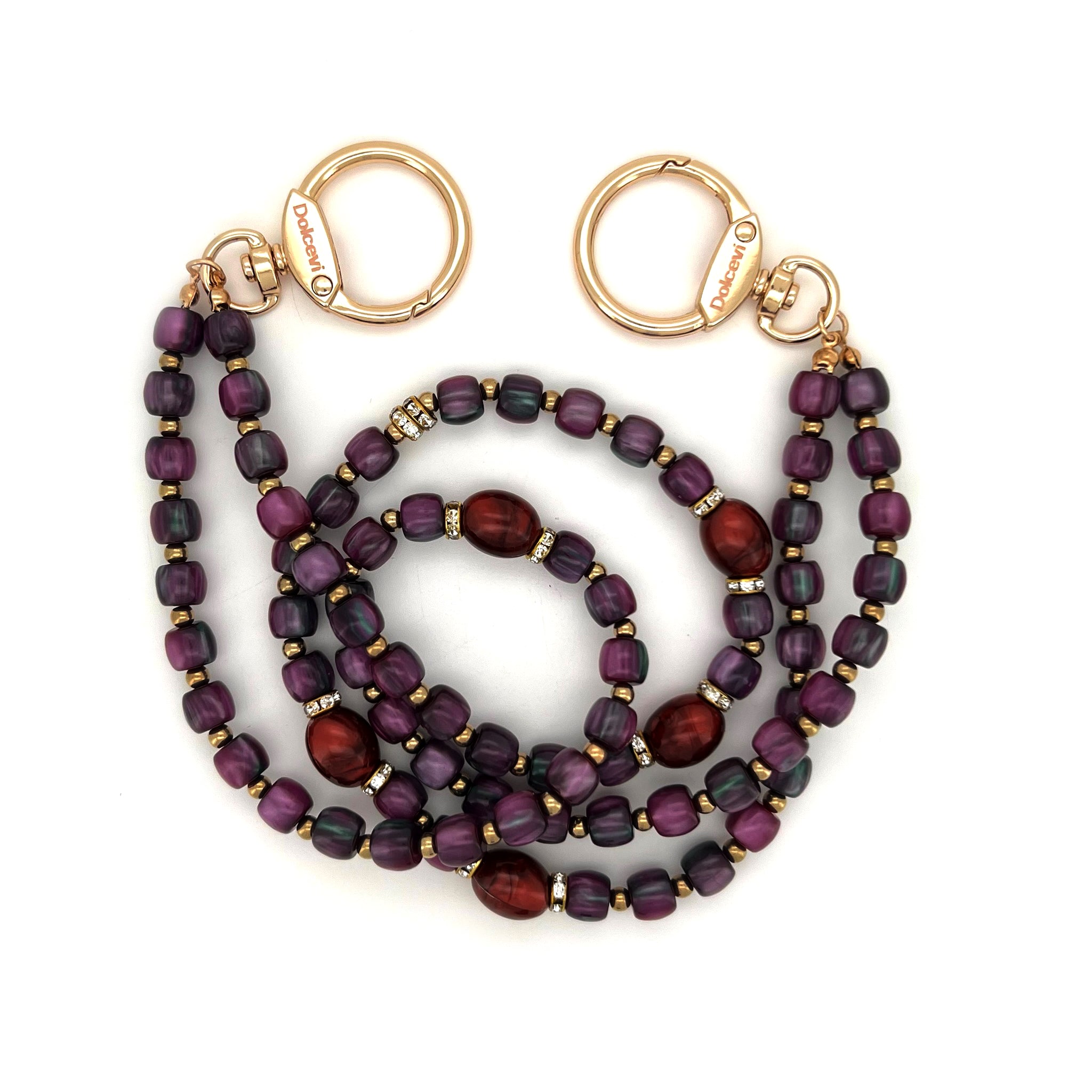 Royal Amethyst Beaded Charm