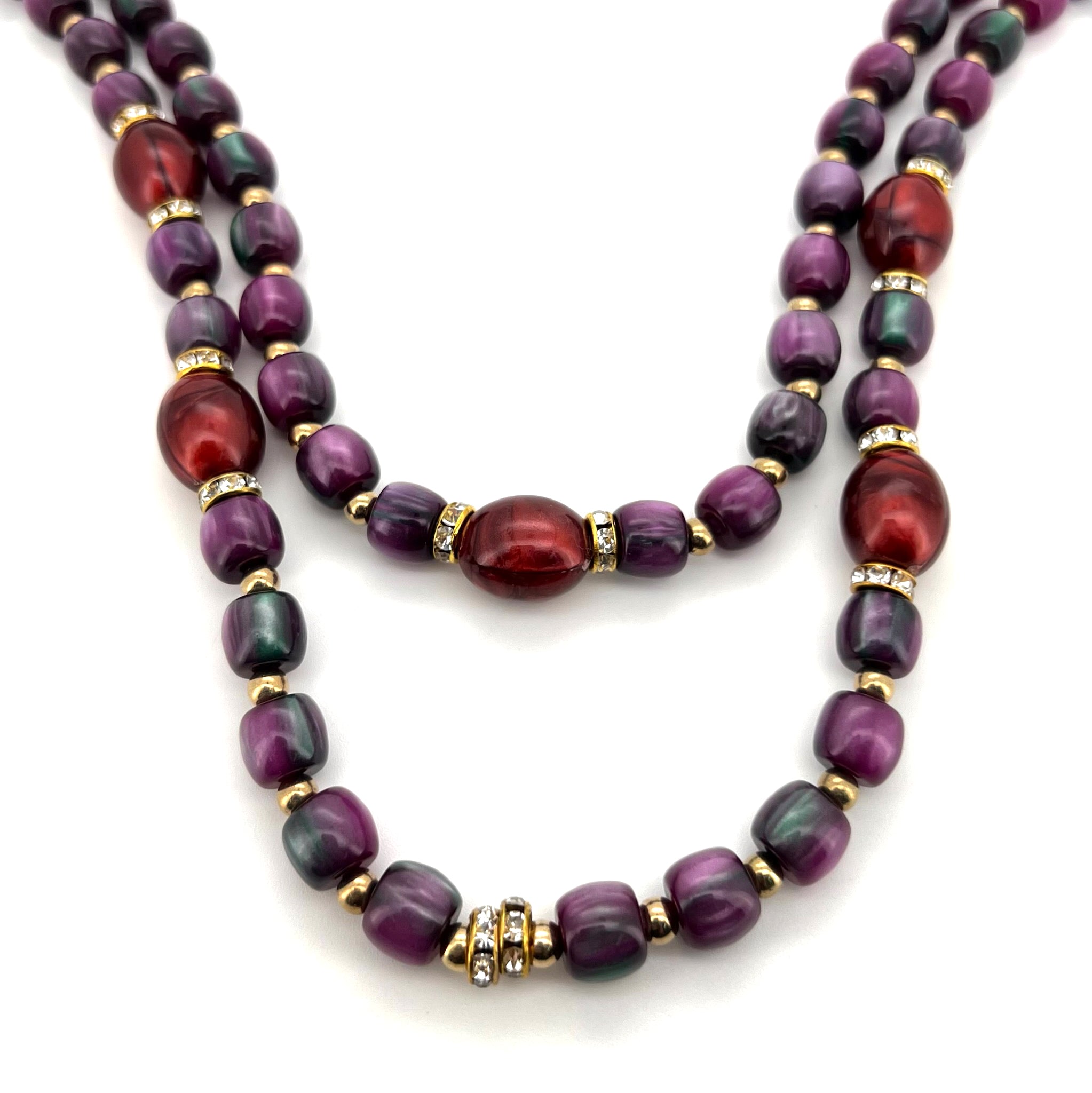 Royal Amethyst Beaded Charm