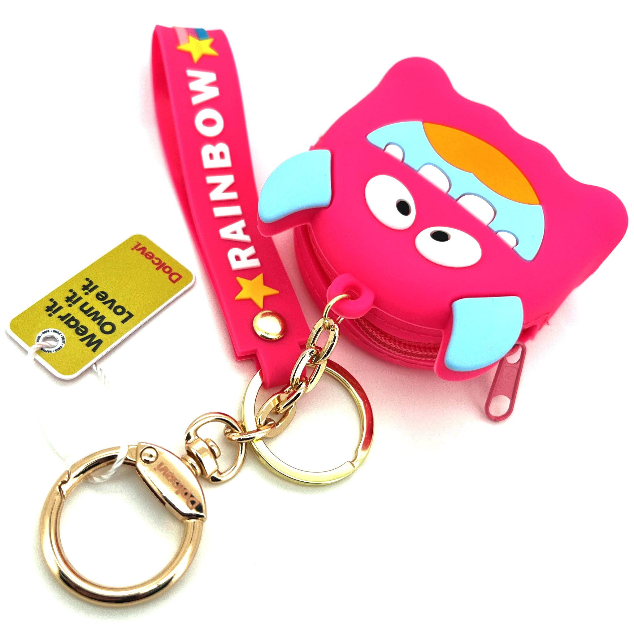 Neon Pink Monster Charm