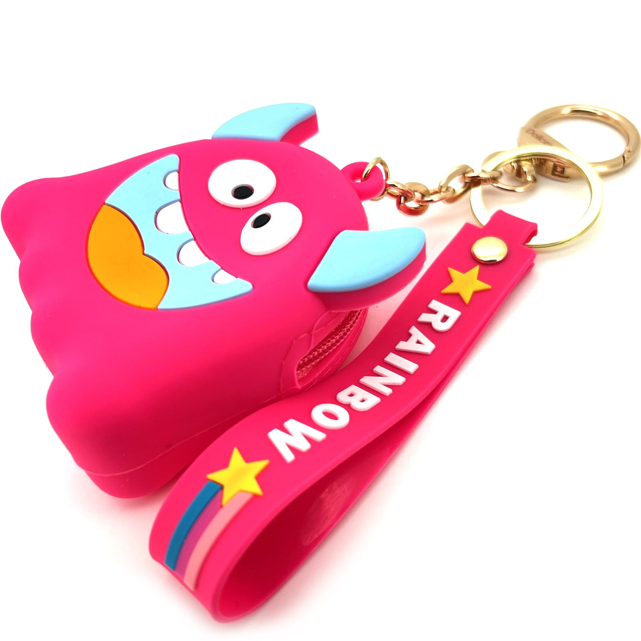Neon Pink Monster Charm