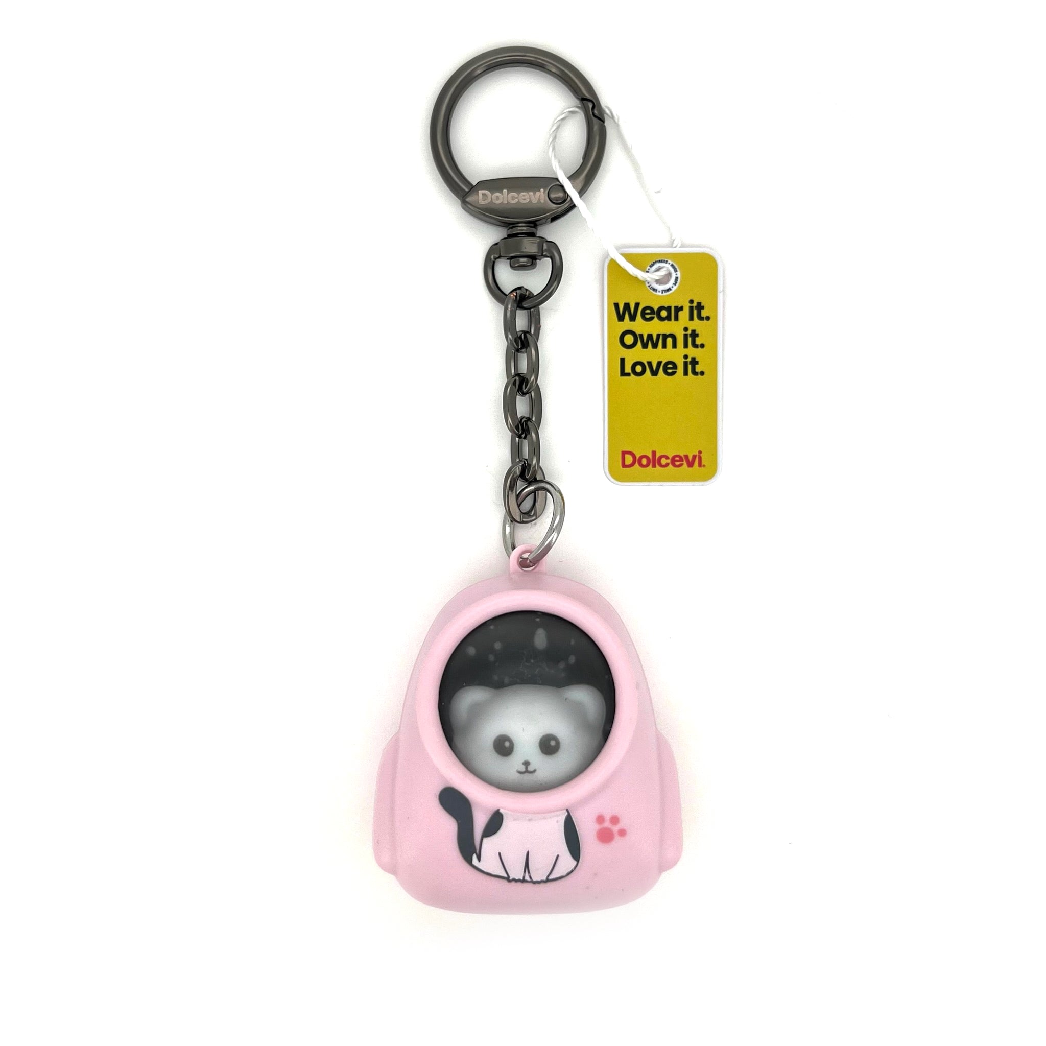 Pink Kitty Capsule Charm