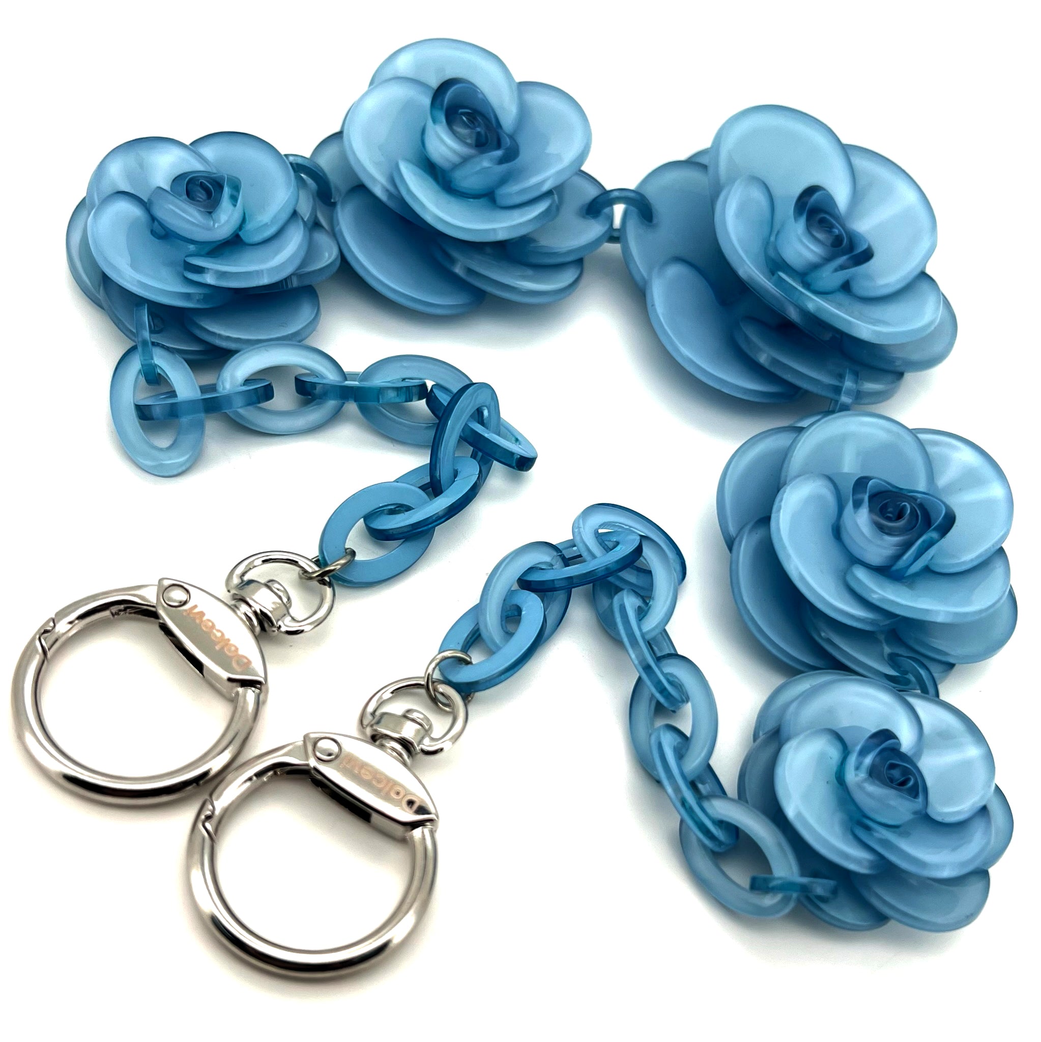 Ethereal Blue Rose Charm