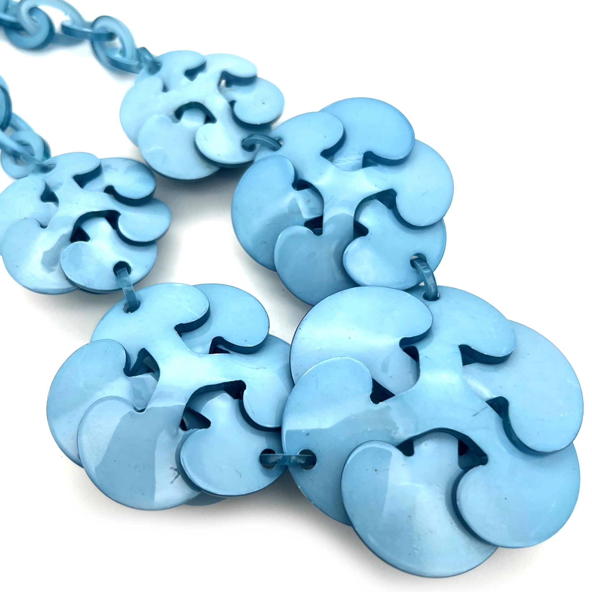 Ethereal Blue Rose Charm