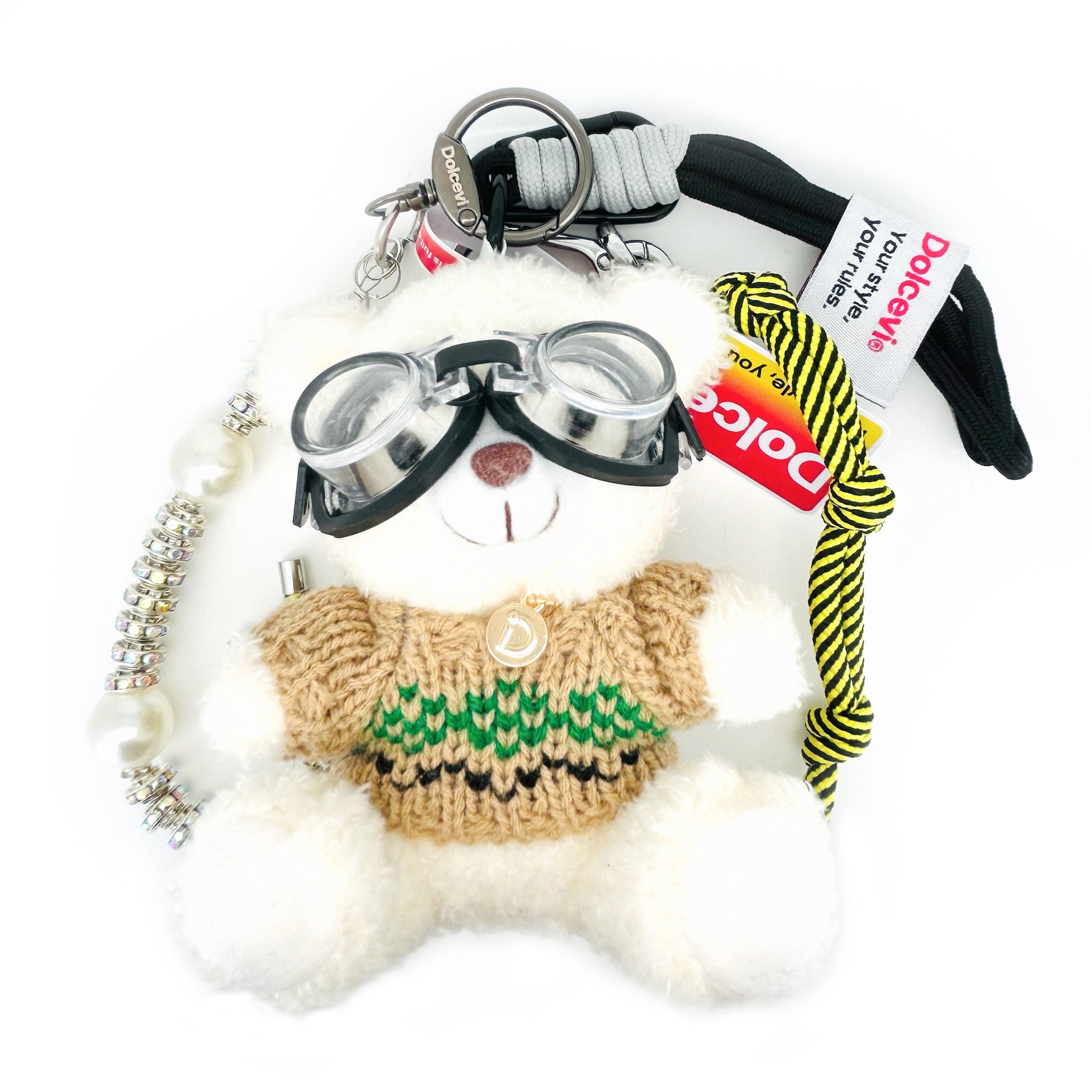 Adventure White Bear Charm