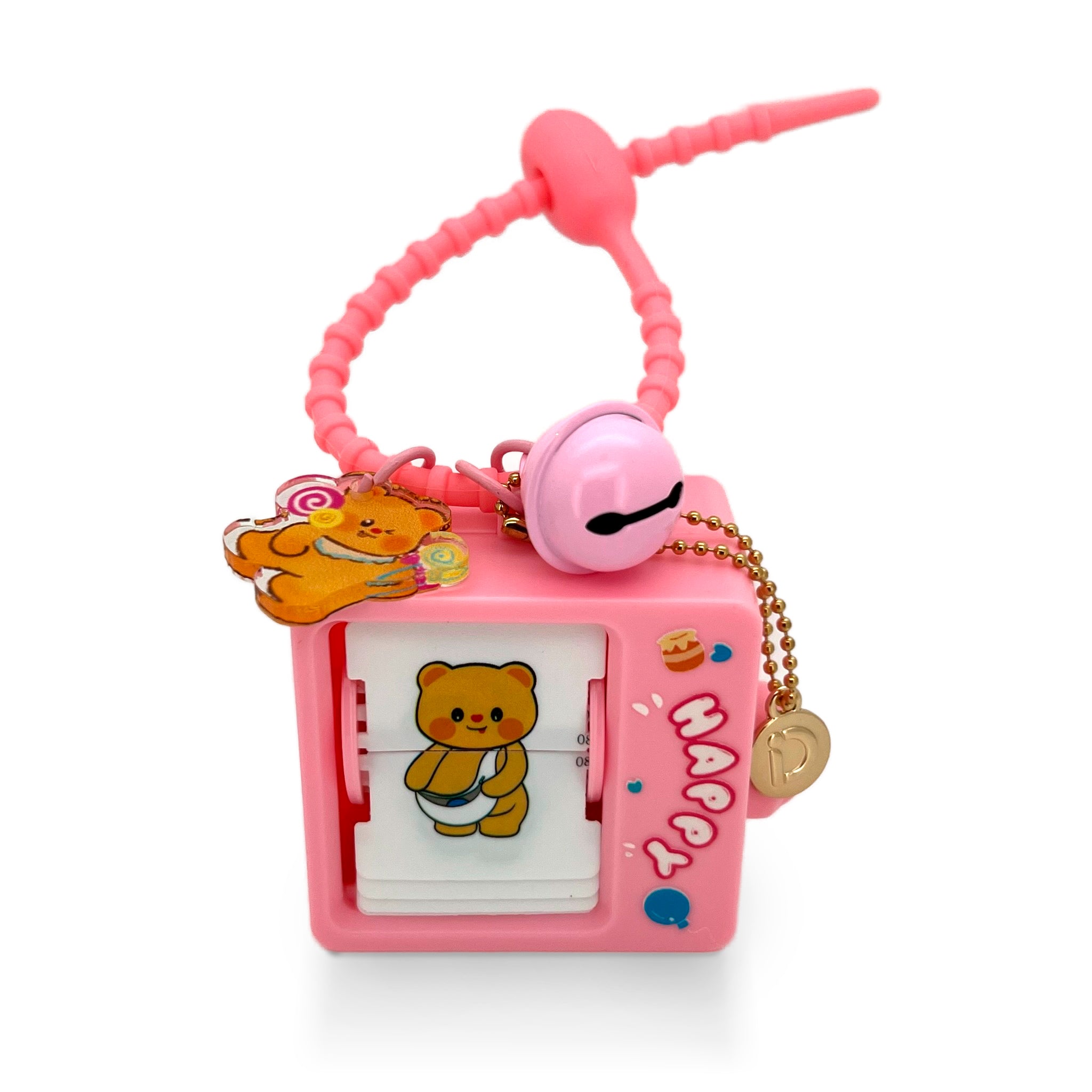 Pink Flip Dancing Charm