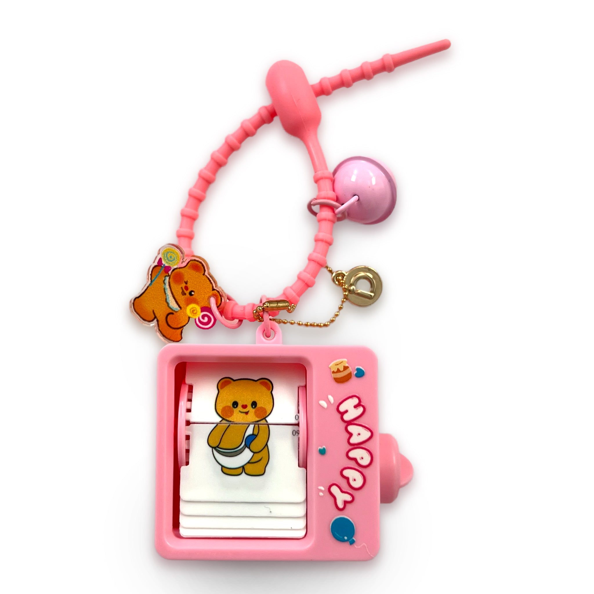Pink Flip Dancing Charm