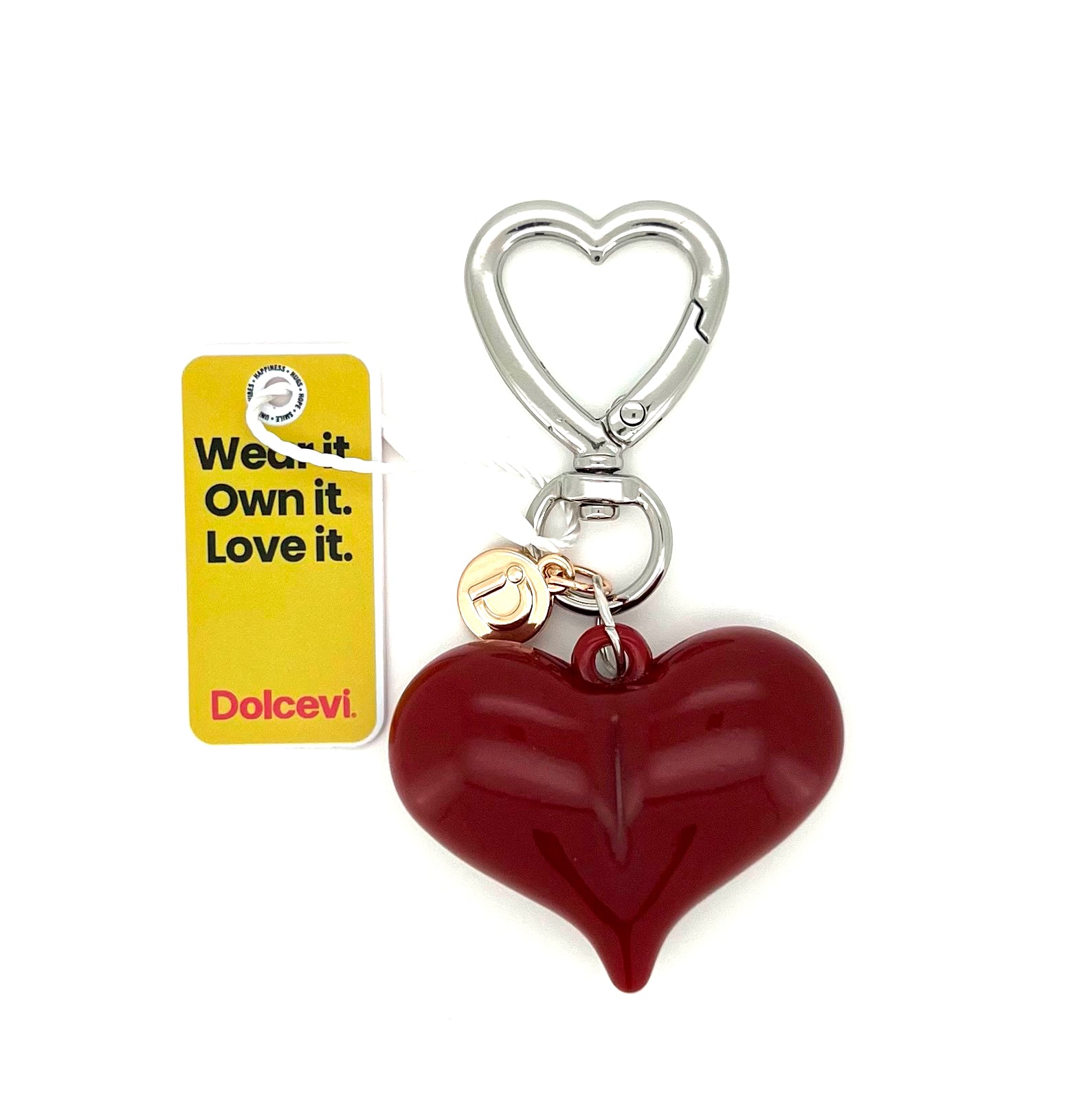Crimson Heart Charm