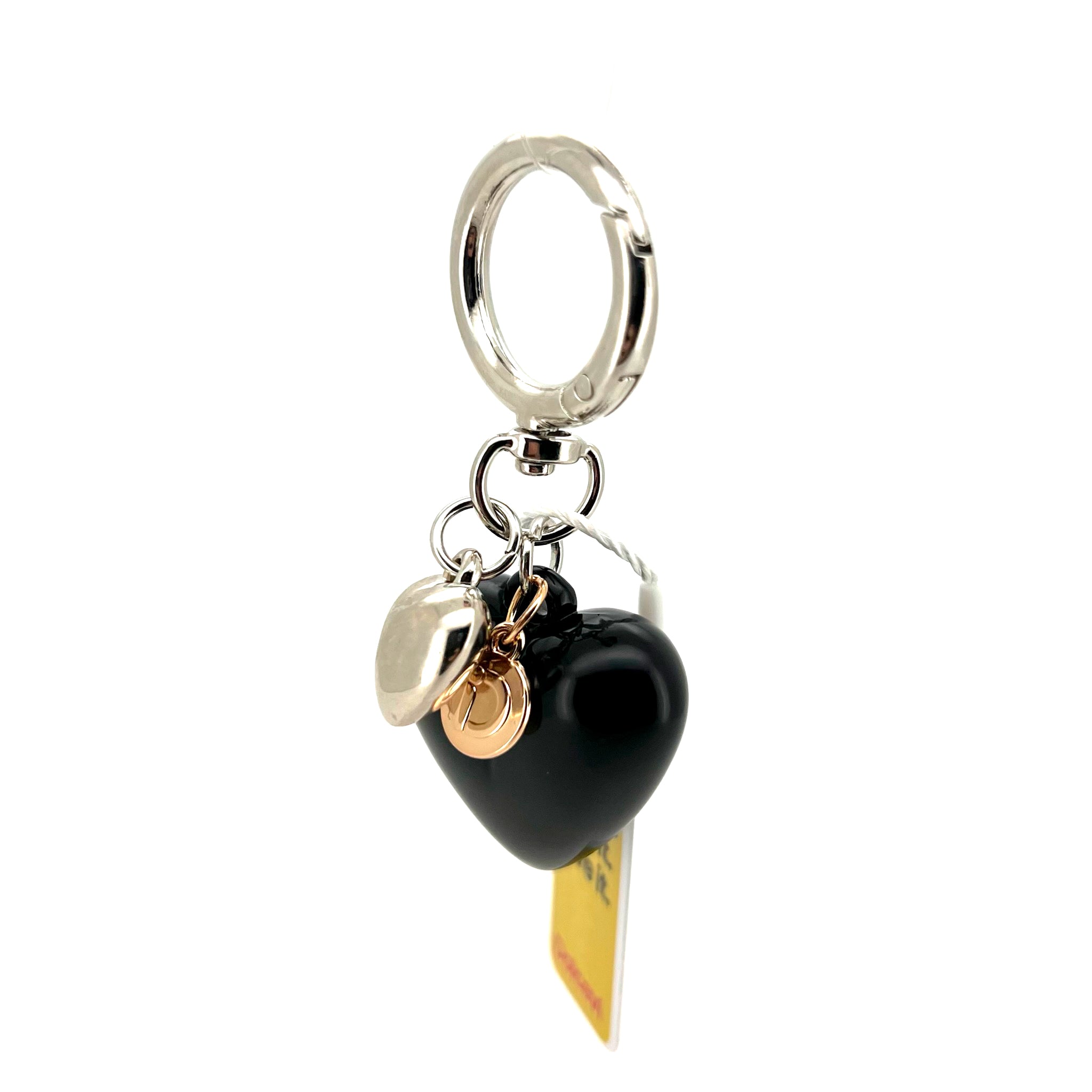 Black Heart Charm Duo