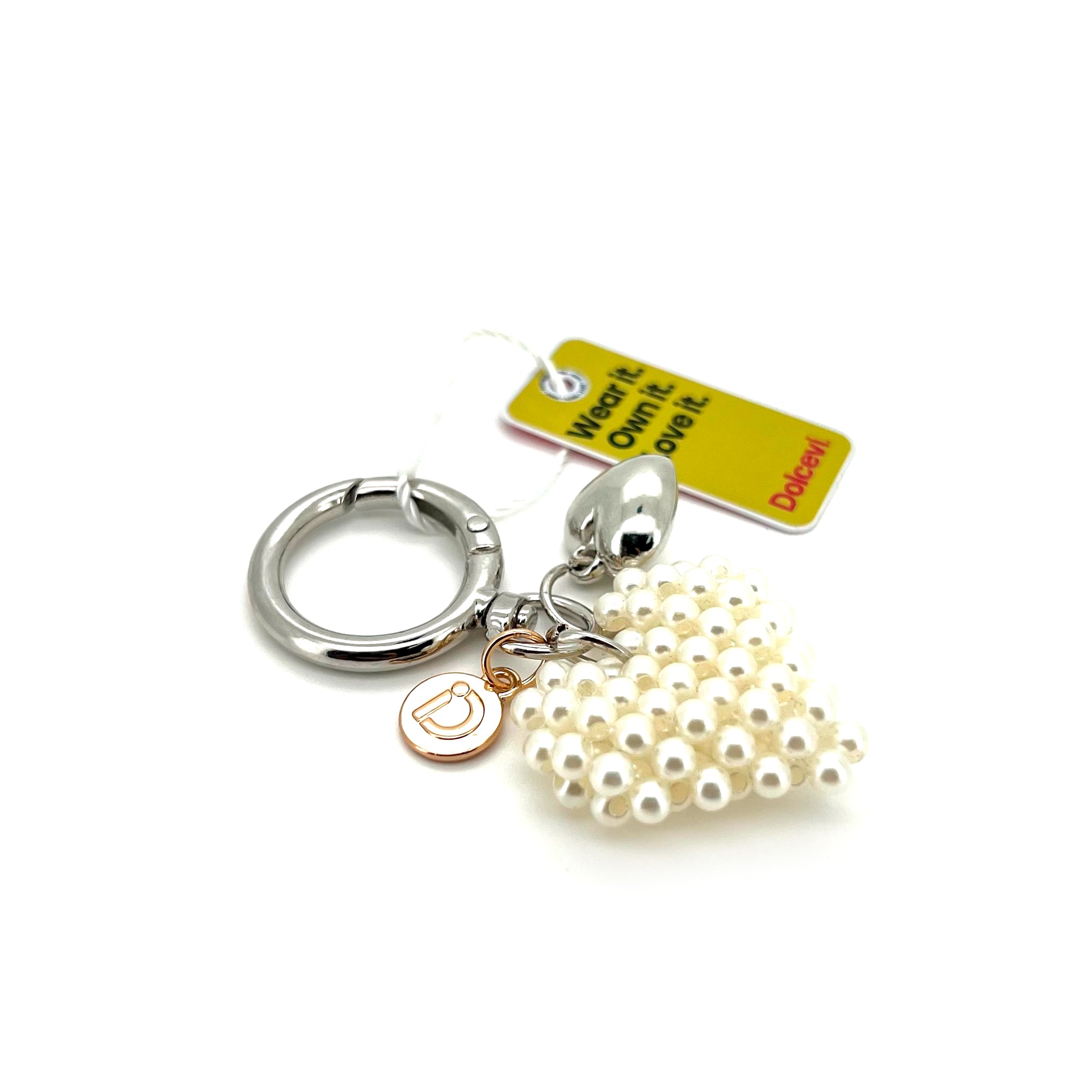 Pearl Heart Charm