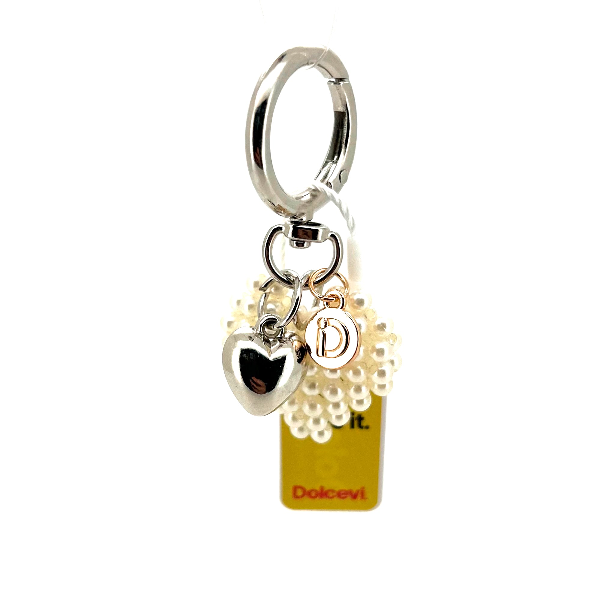 Pearl Heart Charm
