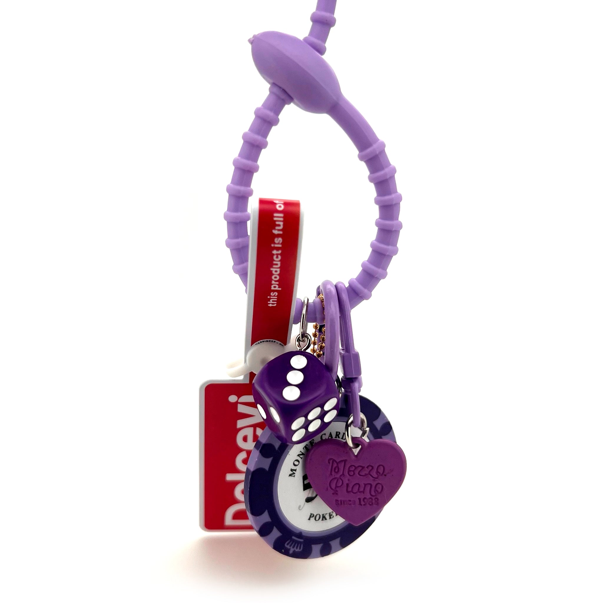 Purple Poker Charm