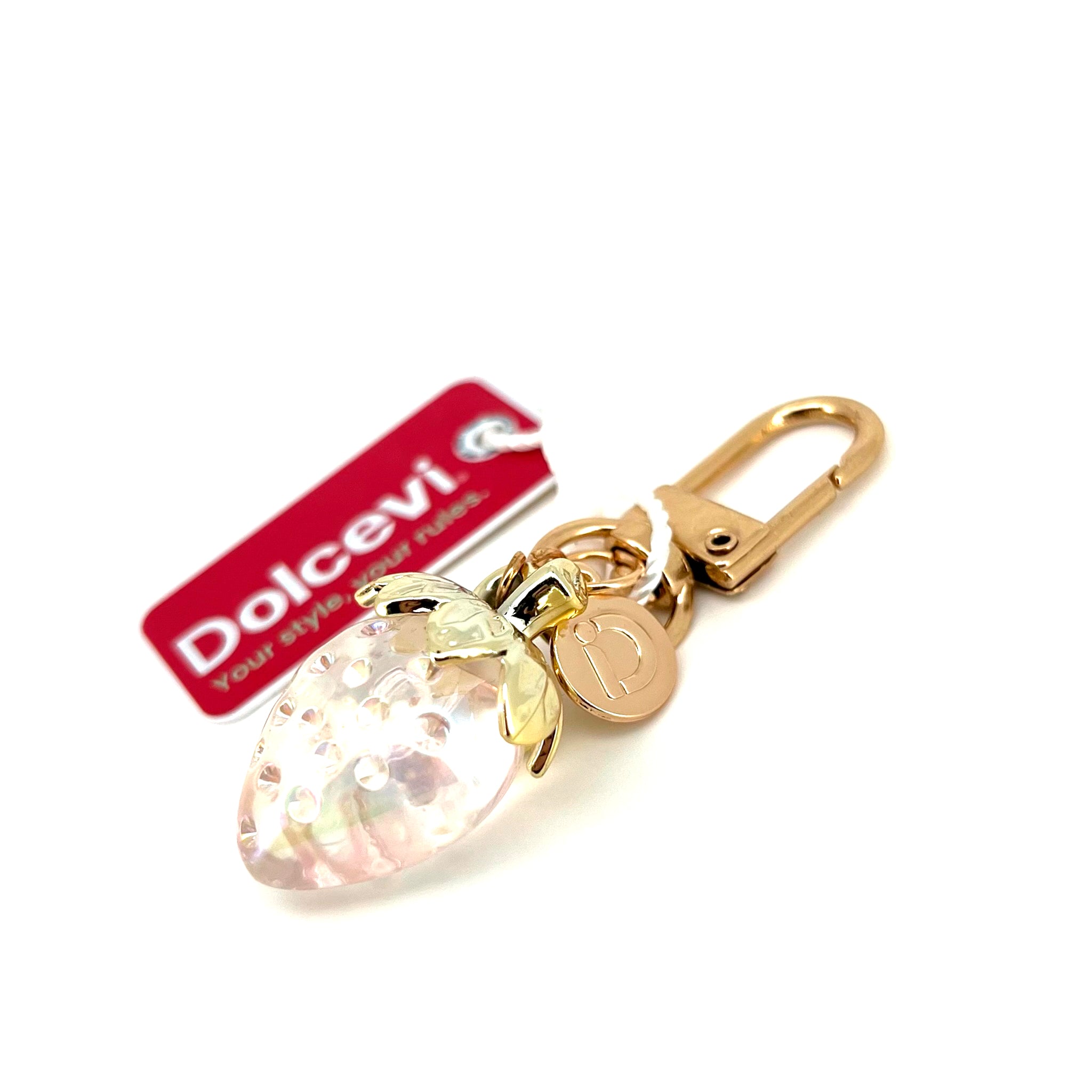Crystal Strawberry Charm