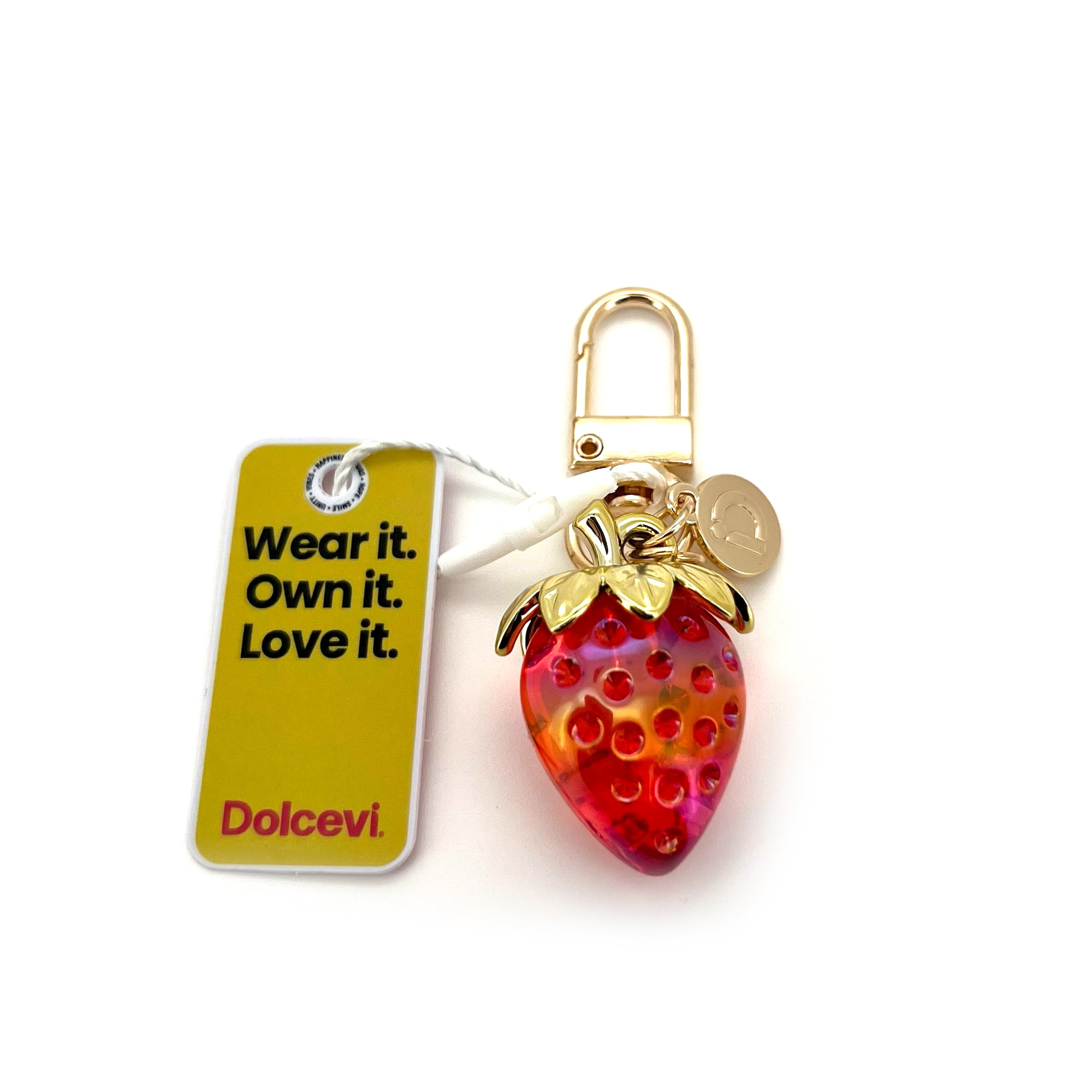 Crimson Strawberry Charm