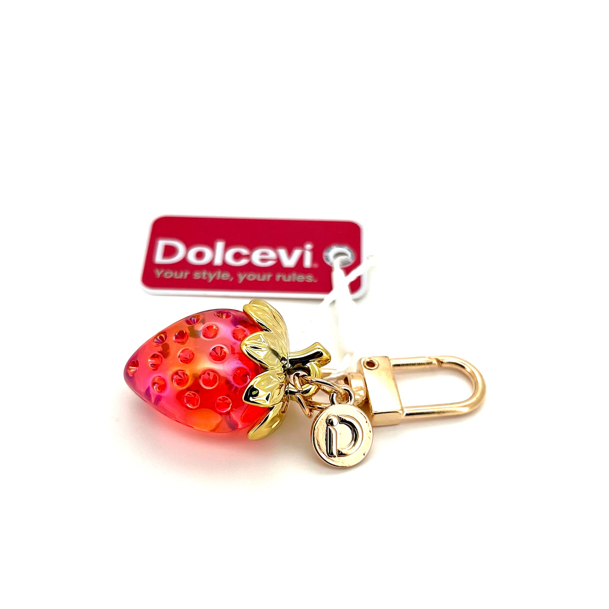 Crimson Strawberry Charm