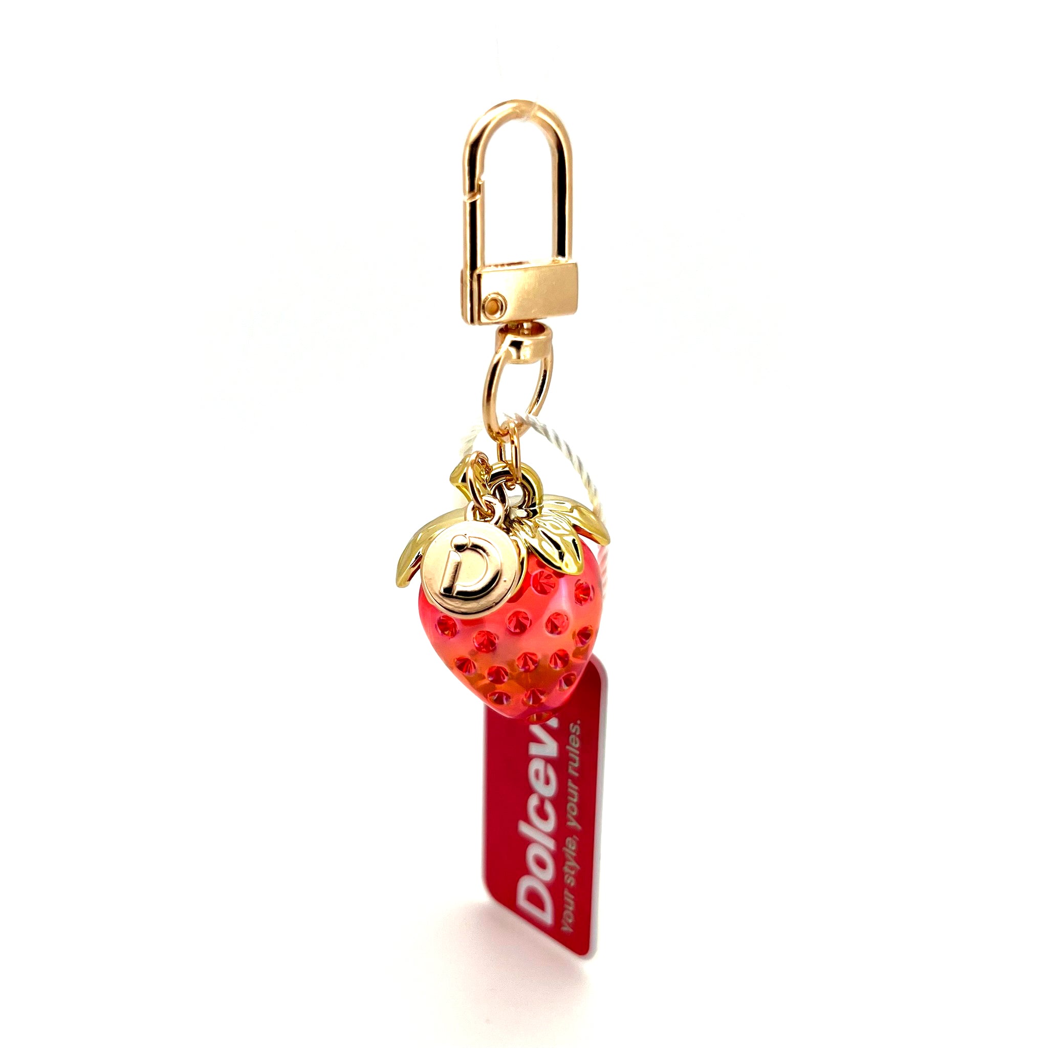 Crimson Strawberry Charm