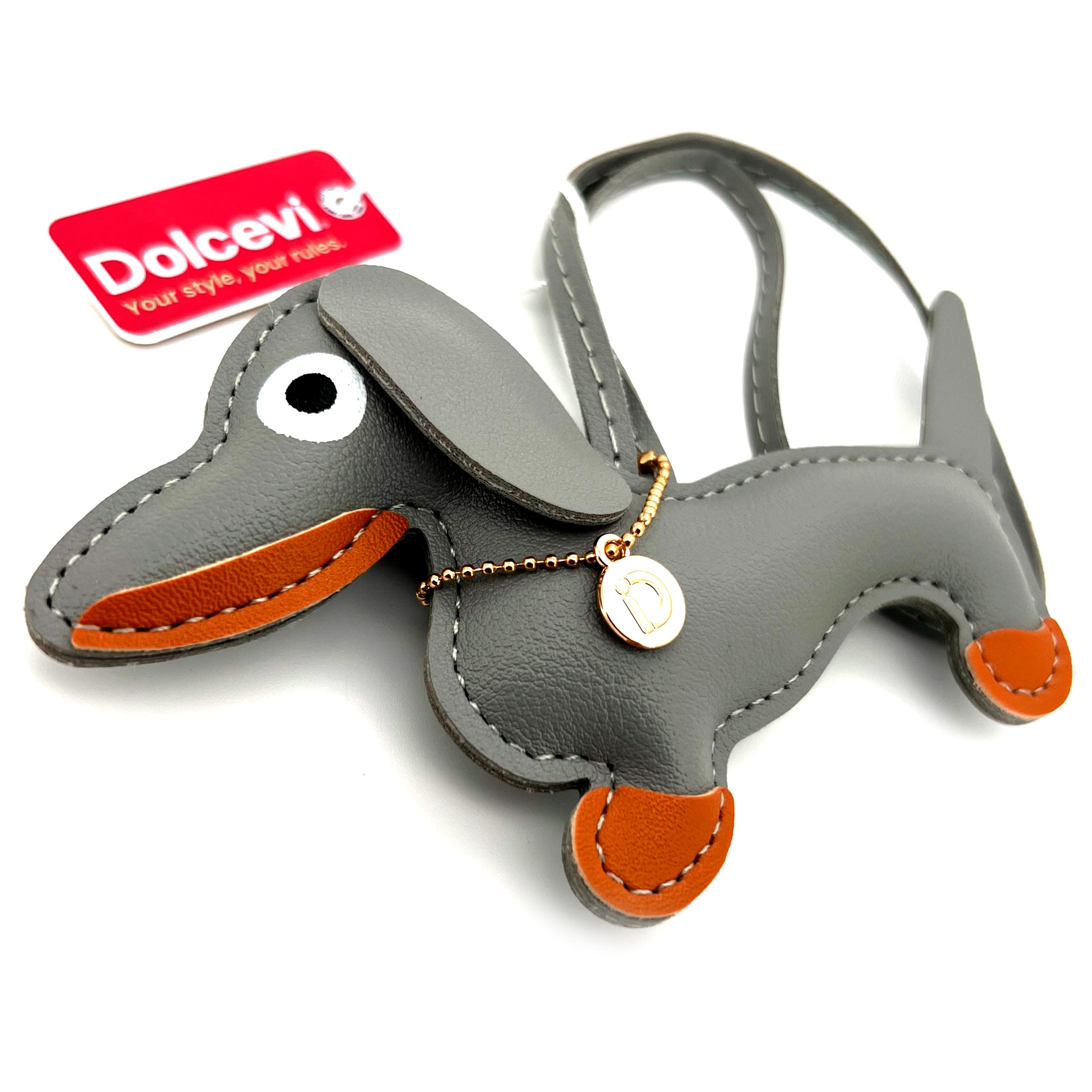 Gray Puppy Charm