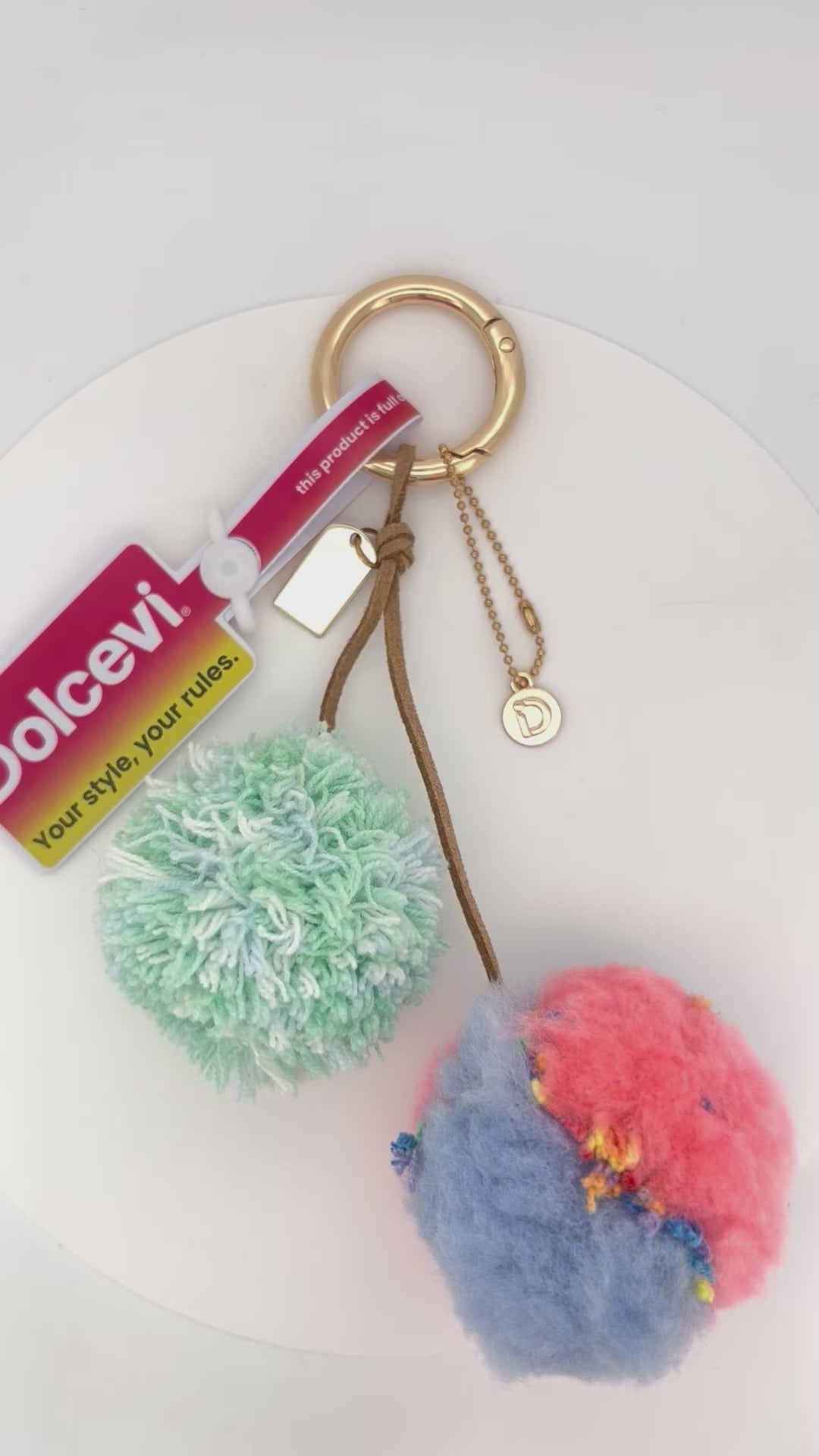 Pastel Bliss Pom-Pom Charm