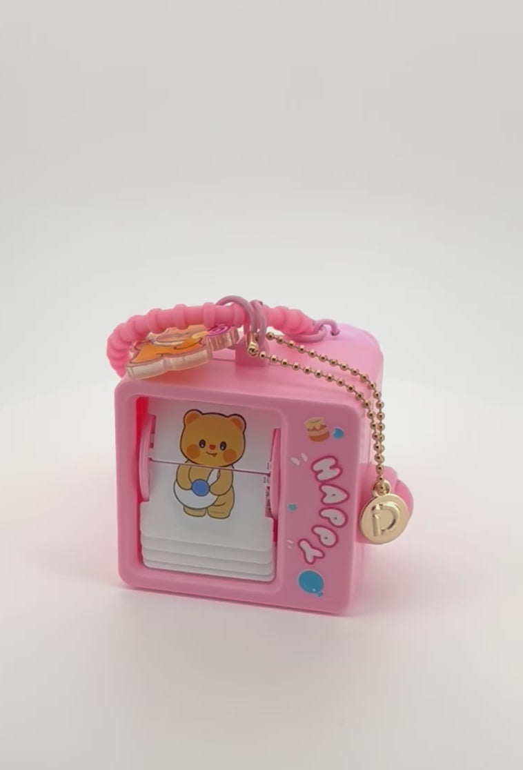 Pink Flip Dancing Charm