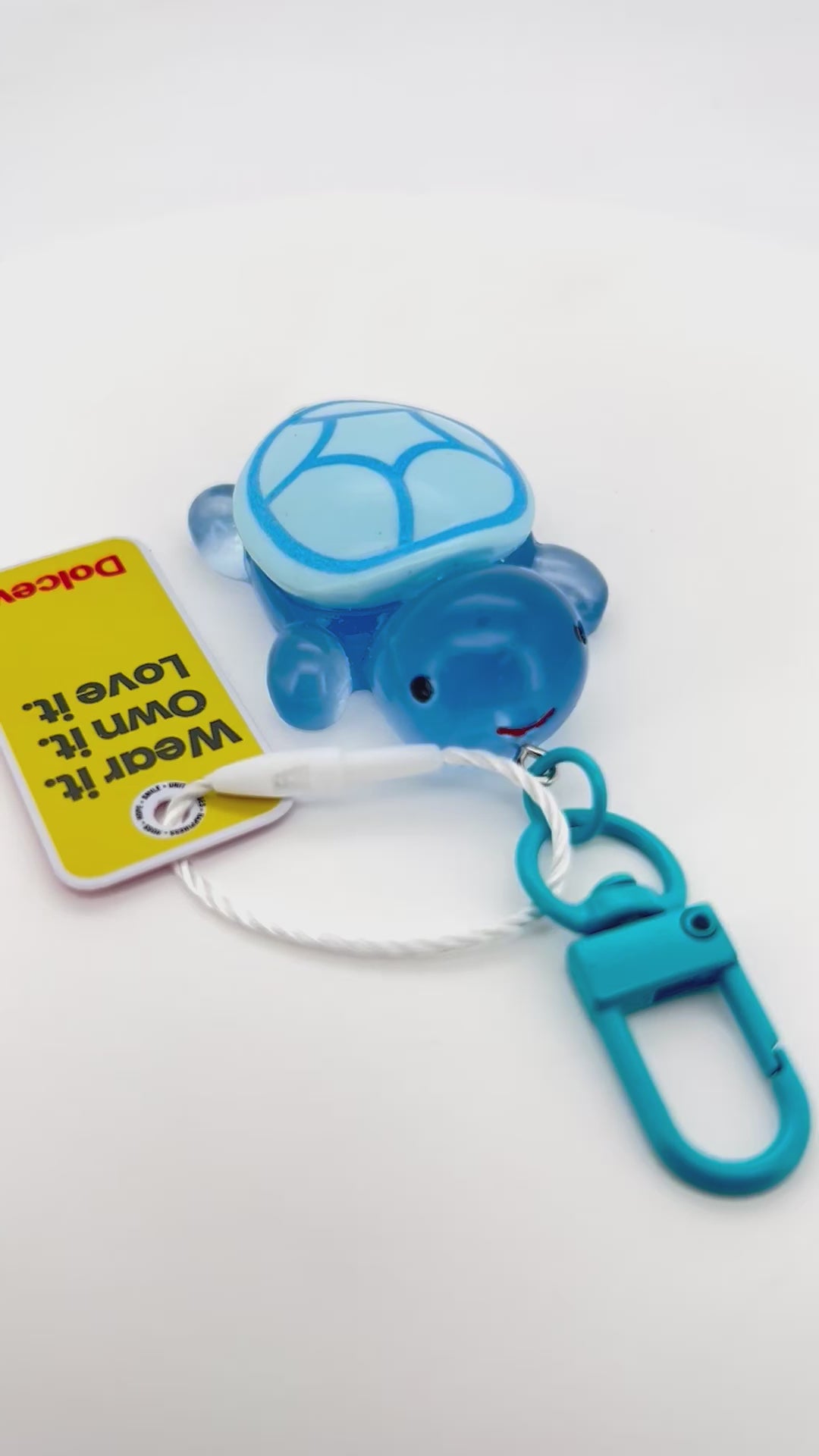 Sky Blue Turtle Charm