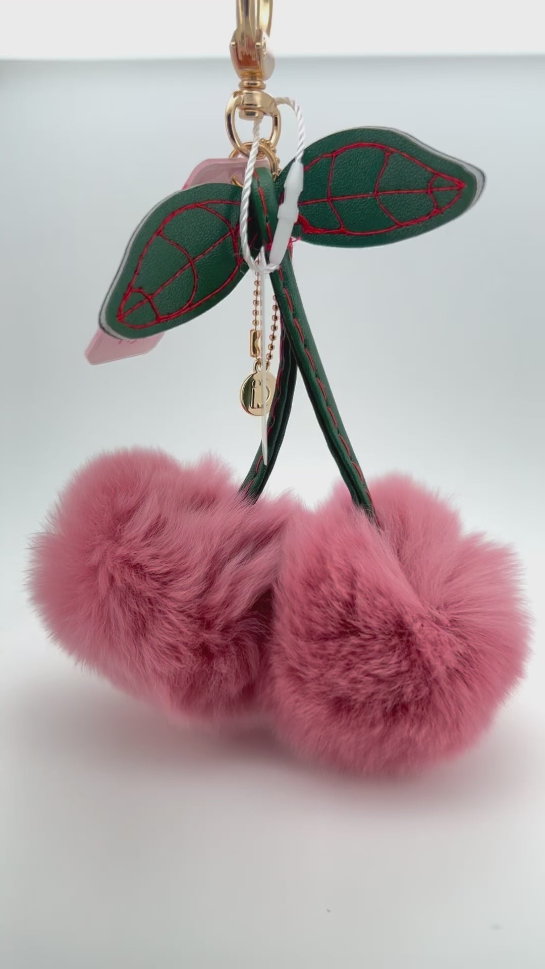 Pink Cherry Puff Charm