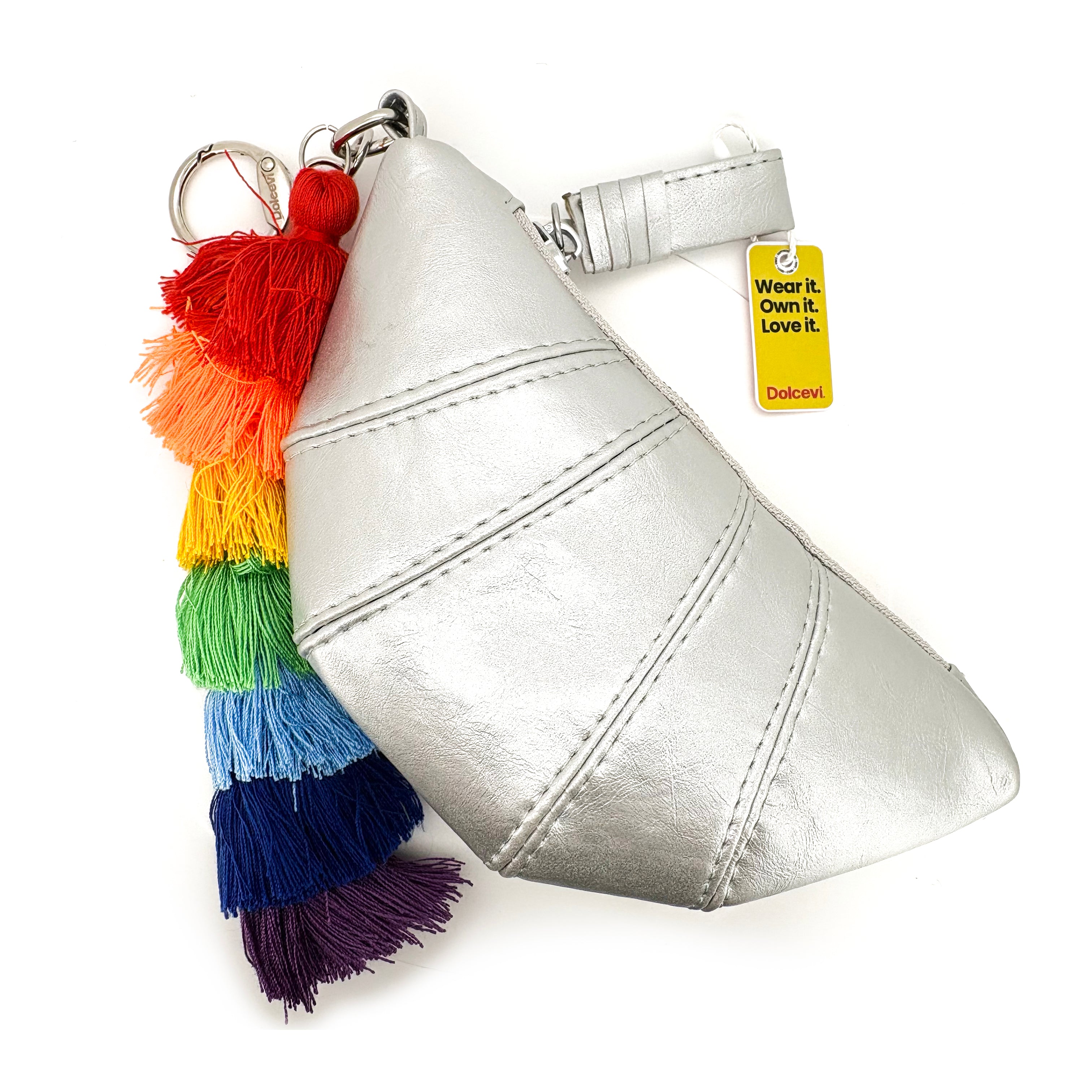 Rainbow Tassel Wristlet Charm