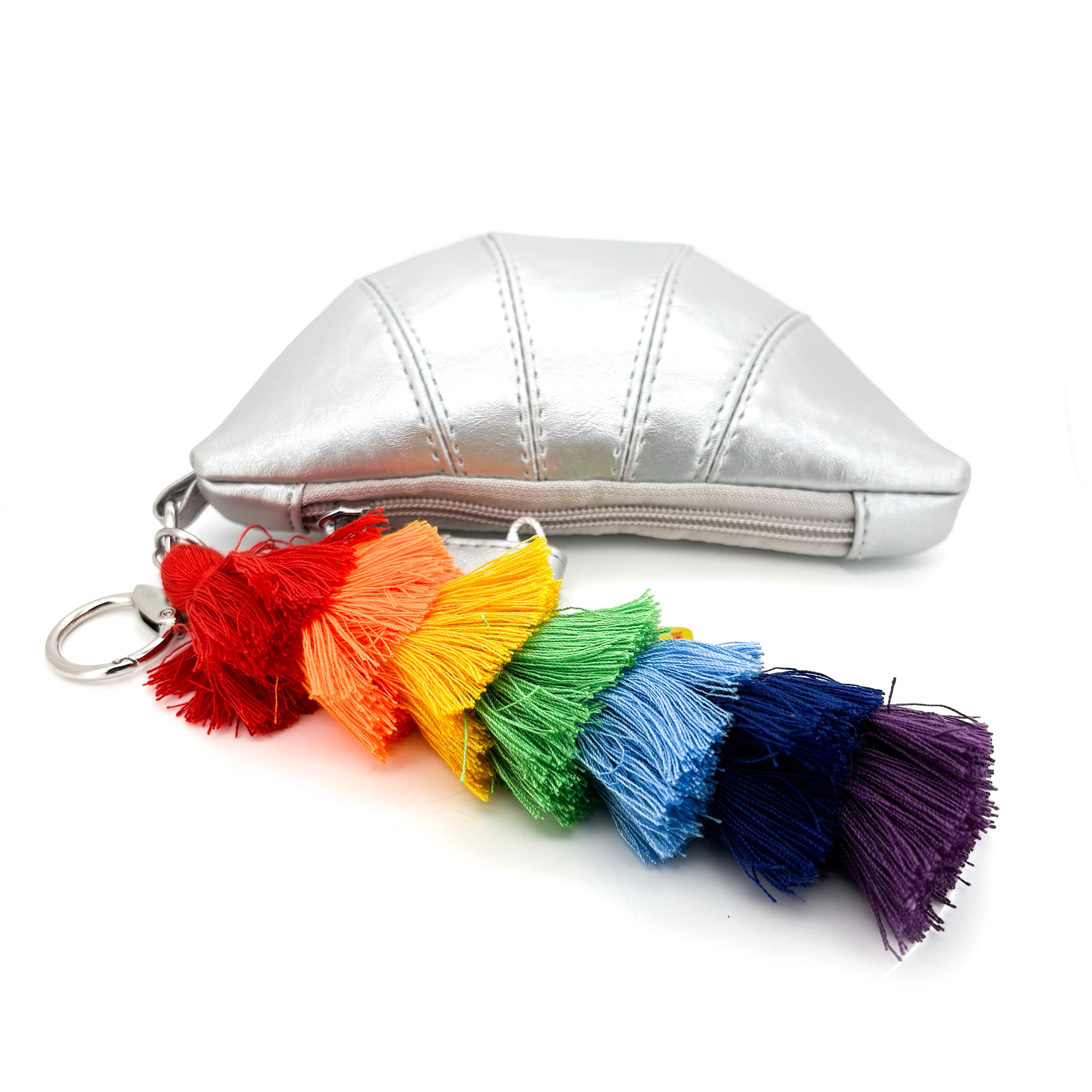 Rainbow Tassel Wristlet Charm