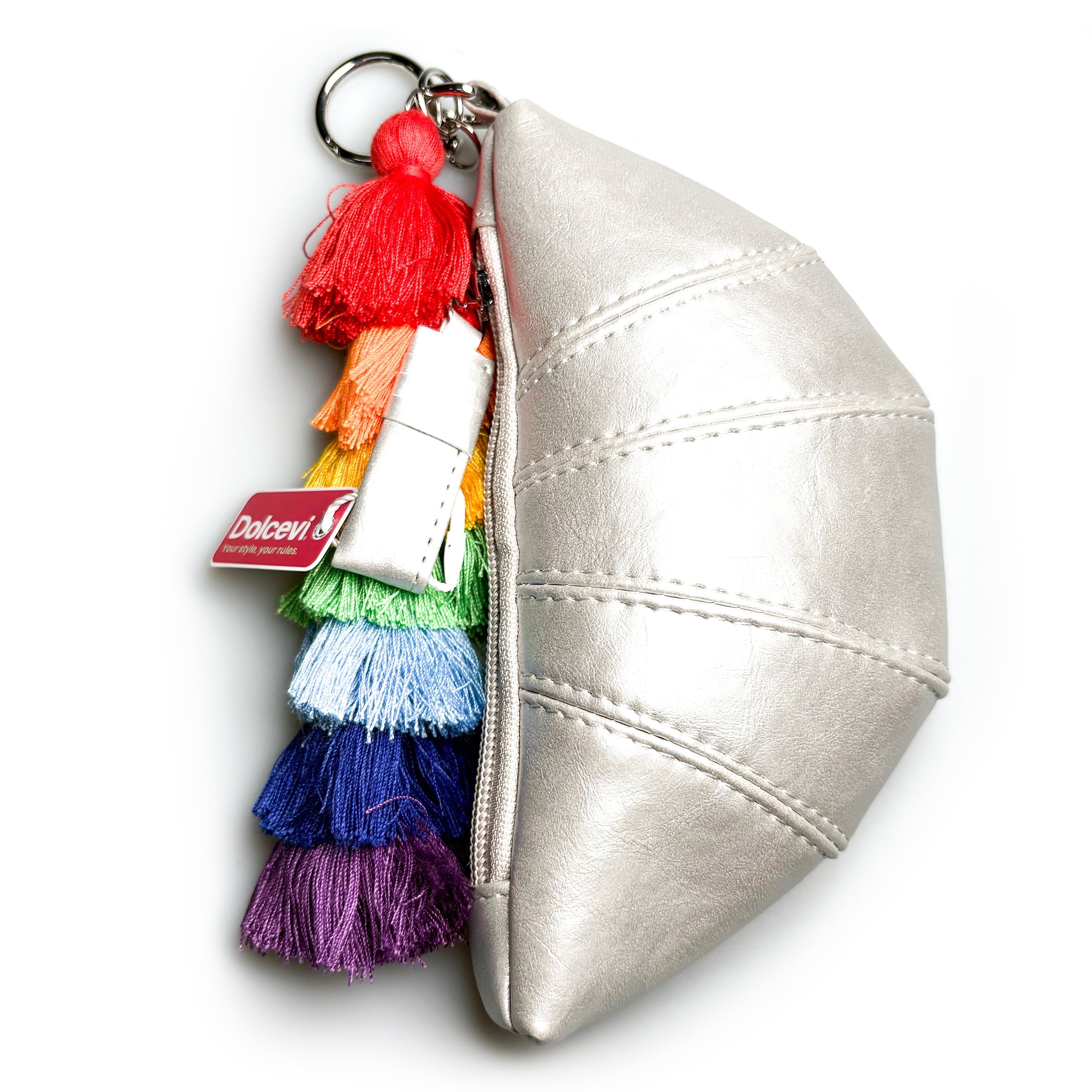 Rainbow Tassel Wristlet Charm